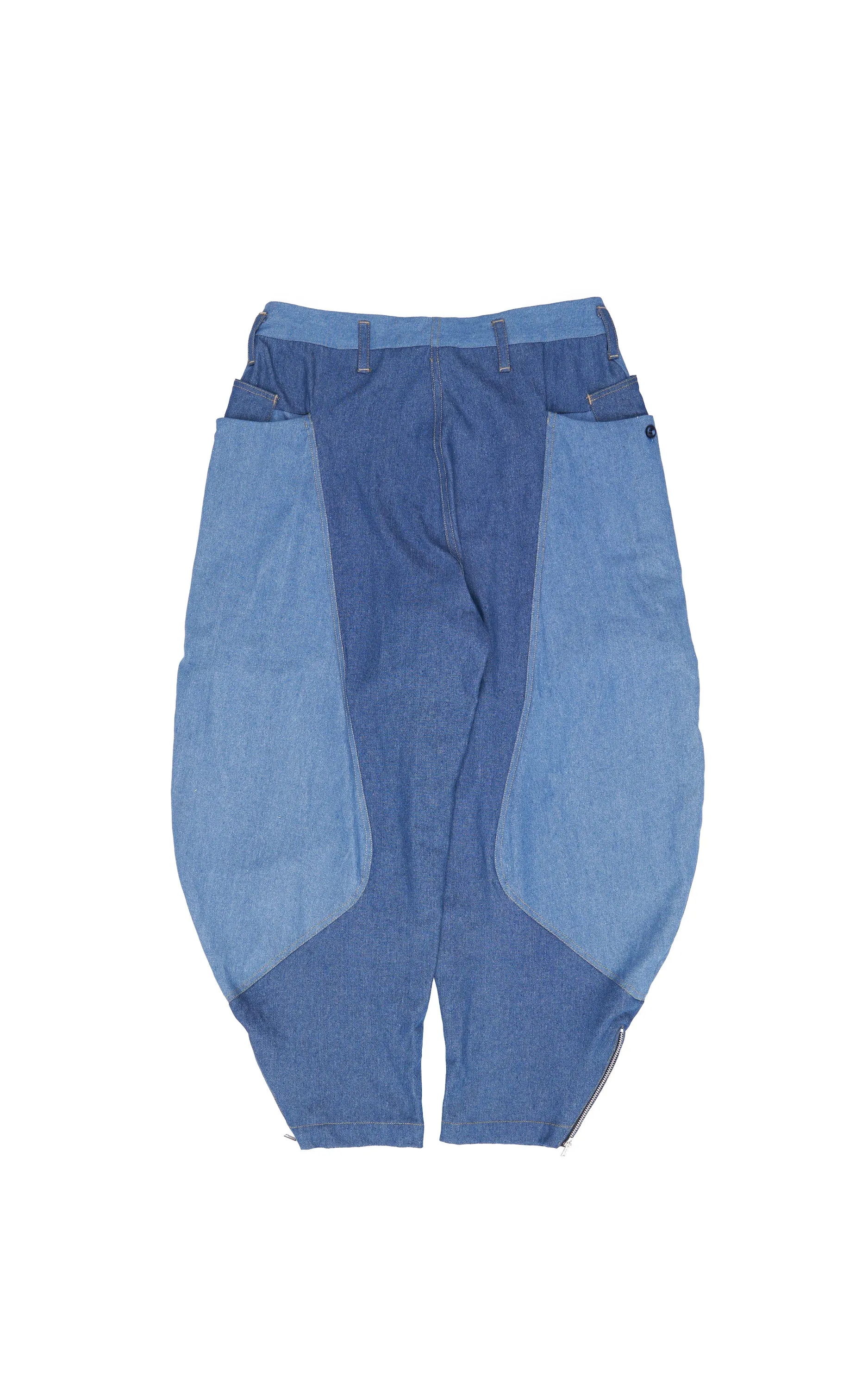 1. "BOBGRAY" Balloon Denim Pants