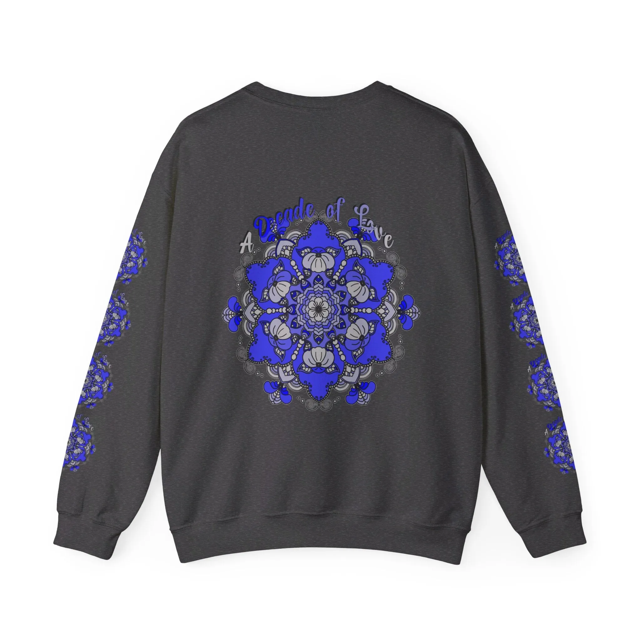 10th Anniversary Mandala Design Unisex Sweatshirt