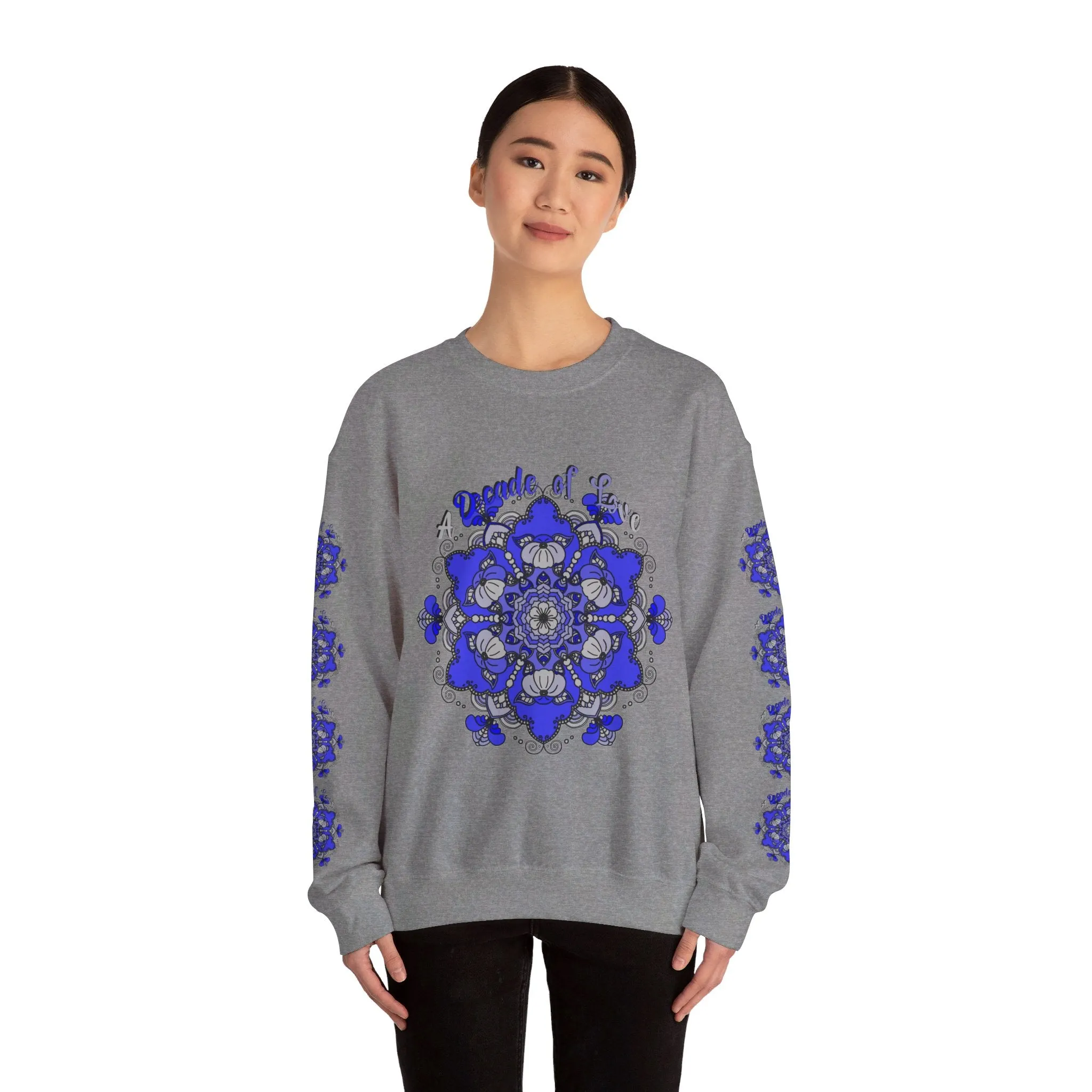 10th Anniversary Mandala Design Unisex Sweatshirt