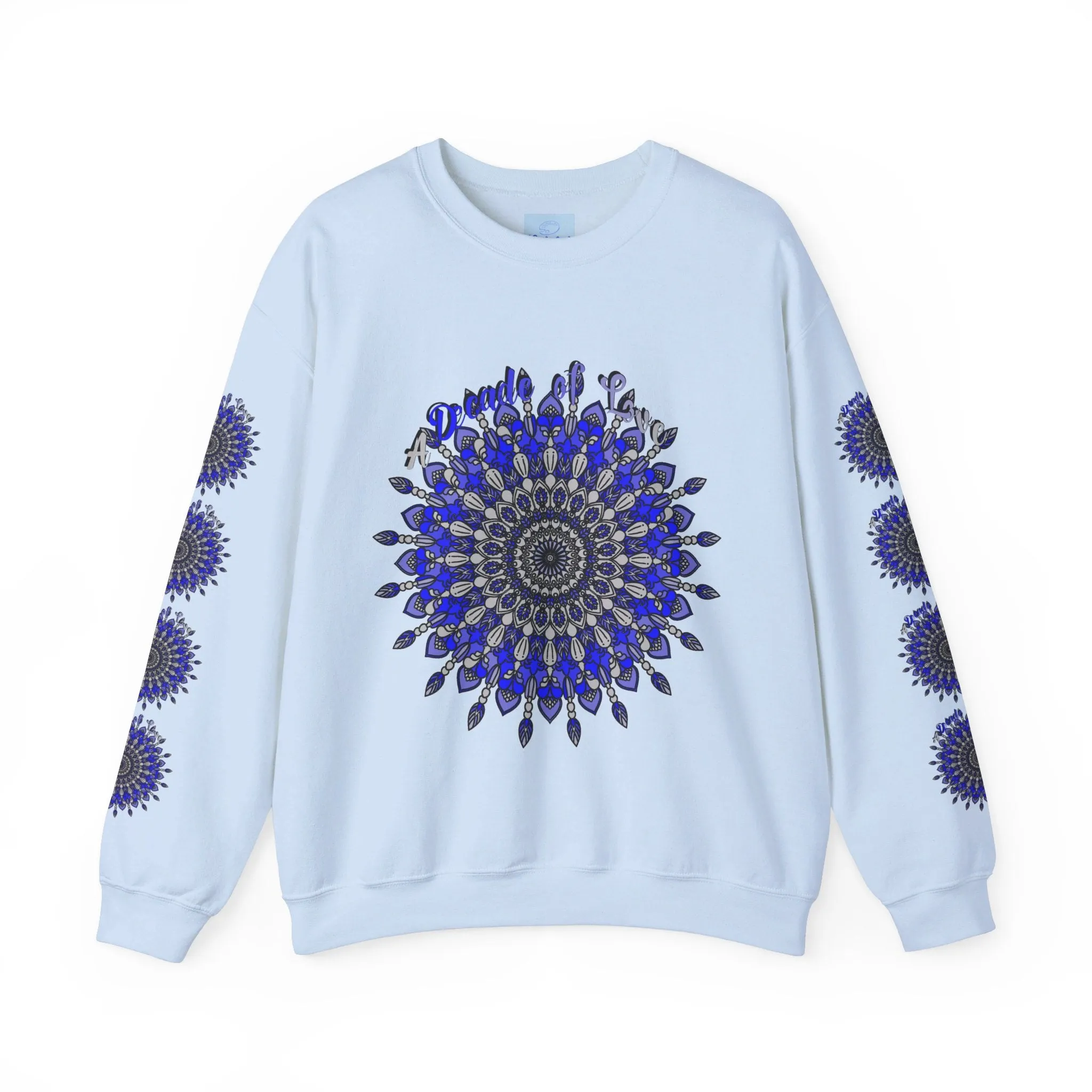 10th Anniversary Mandala Design Unisex Sweatshirt