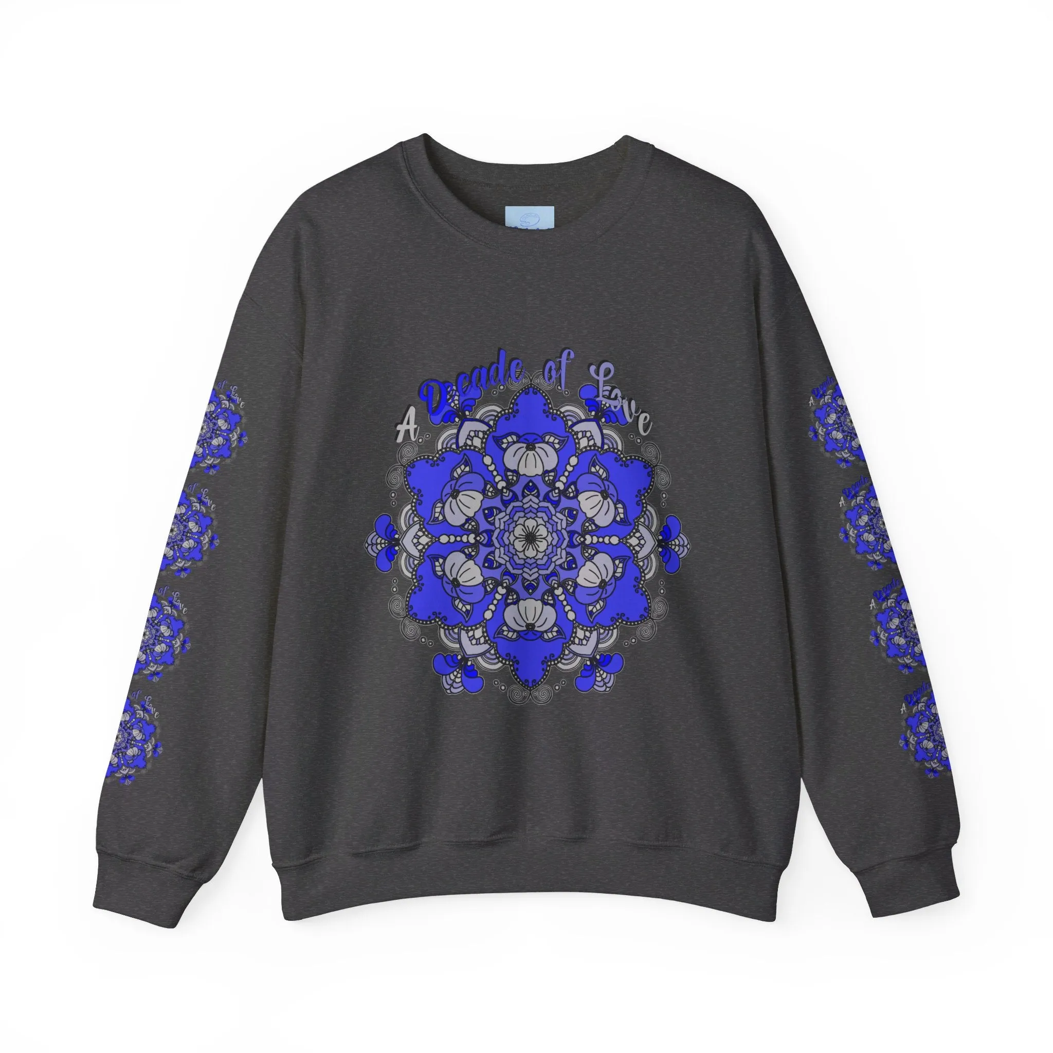 10th Anniversary Mandala Design Unisex Sweatshirt