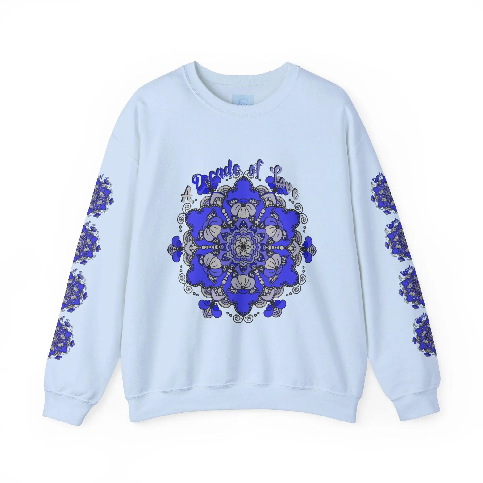 10th Anniversary Mandala Design Unisex Sweatshirt