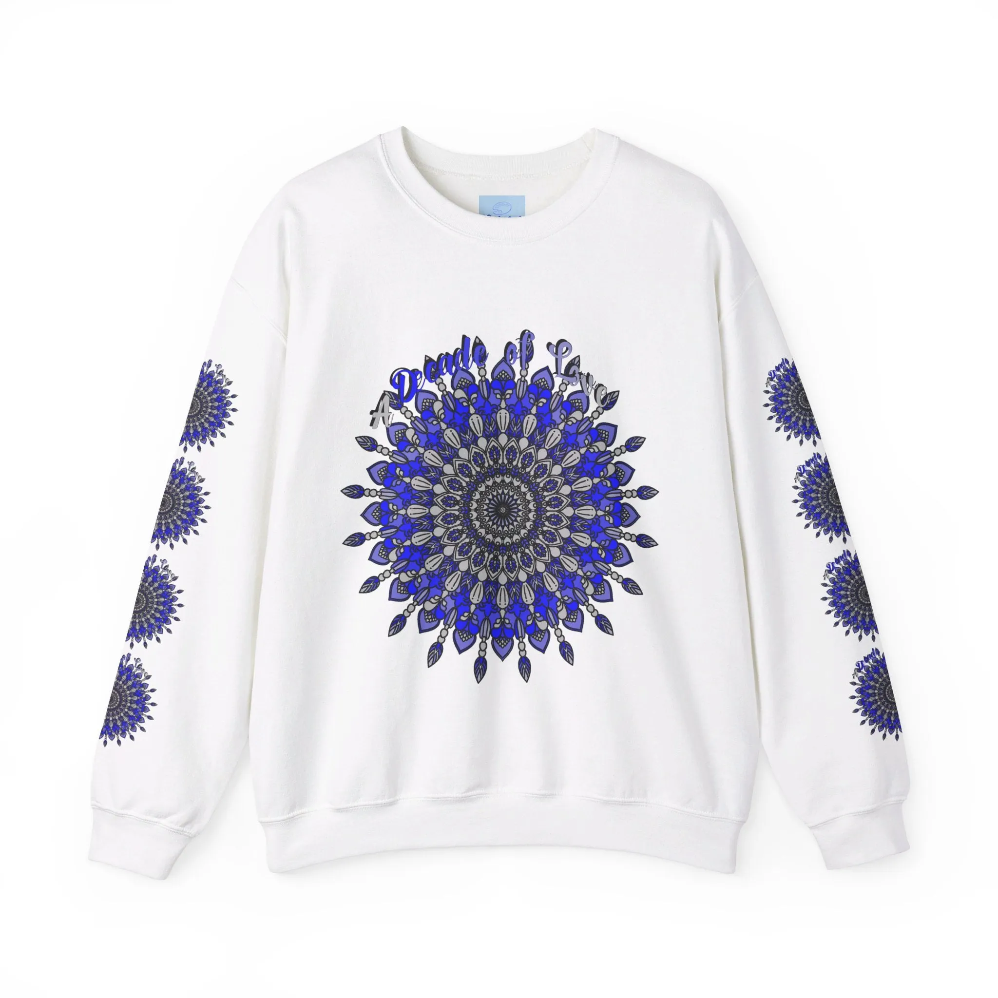 10th Anniversary Mandala Design Unisex Sweatshirt