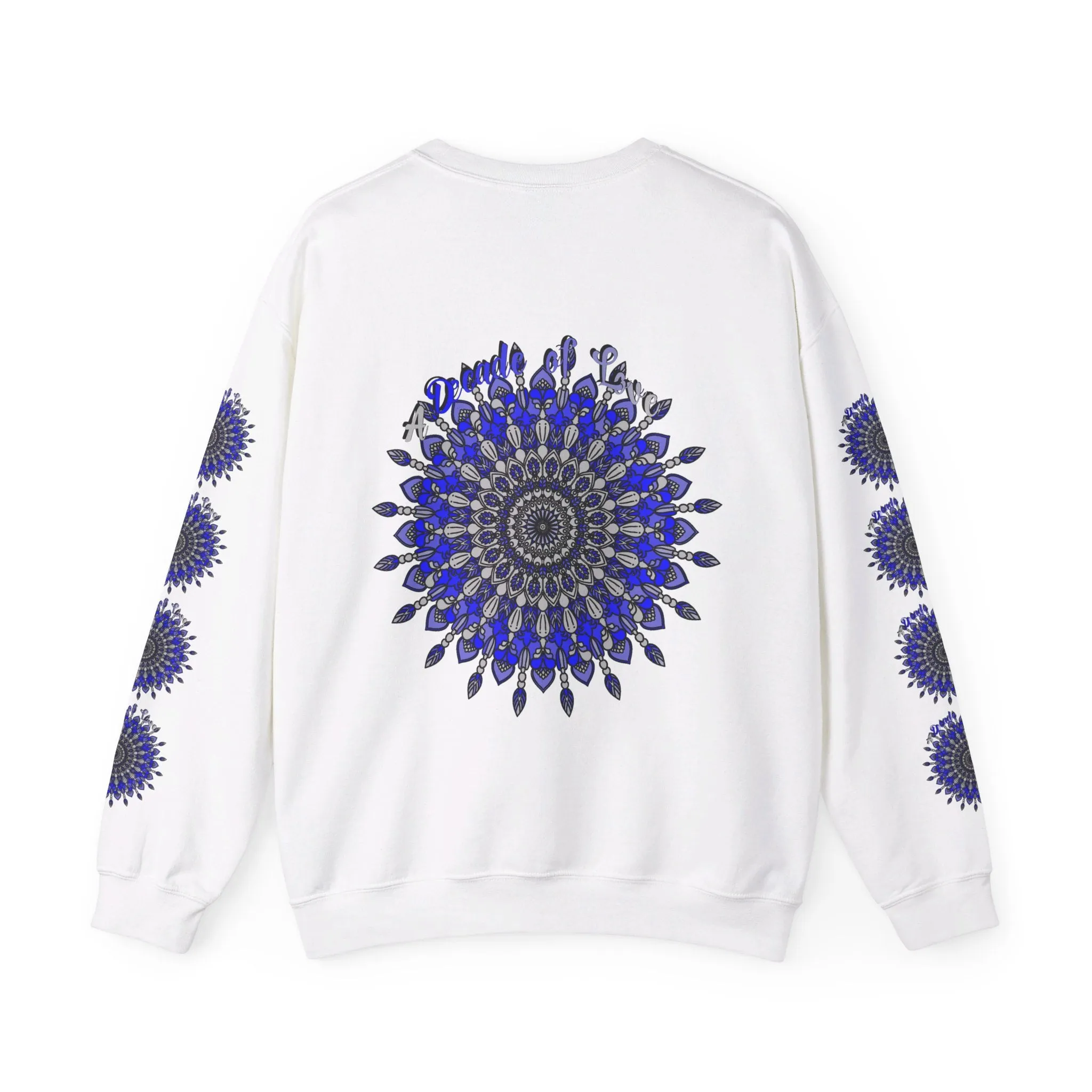 10th Anniversary Mandala Design Unisex Sweatshirt