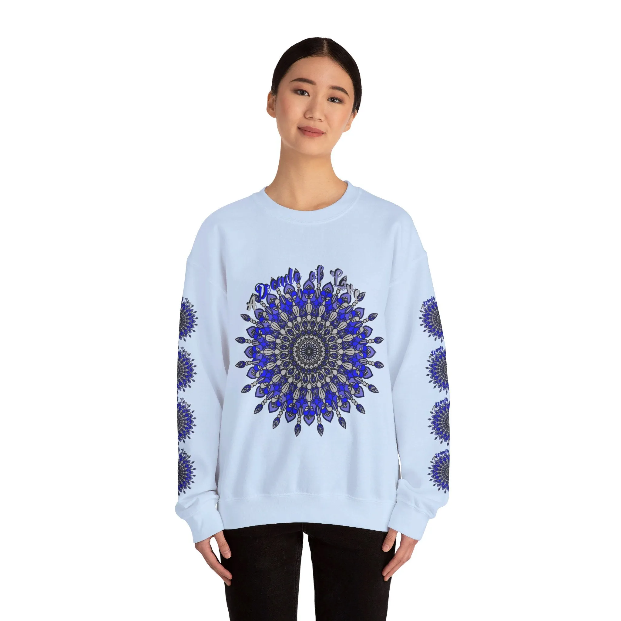 10th Anniversary Mandala Design Unisex Sweatshirt