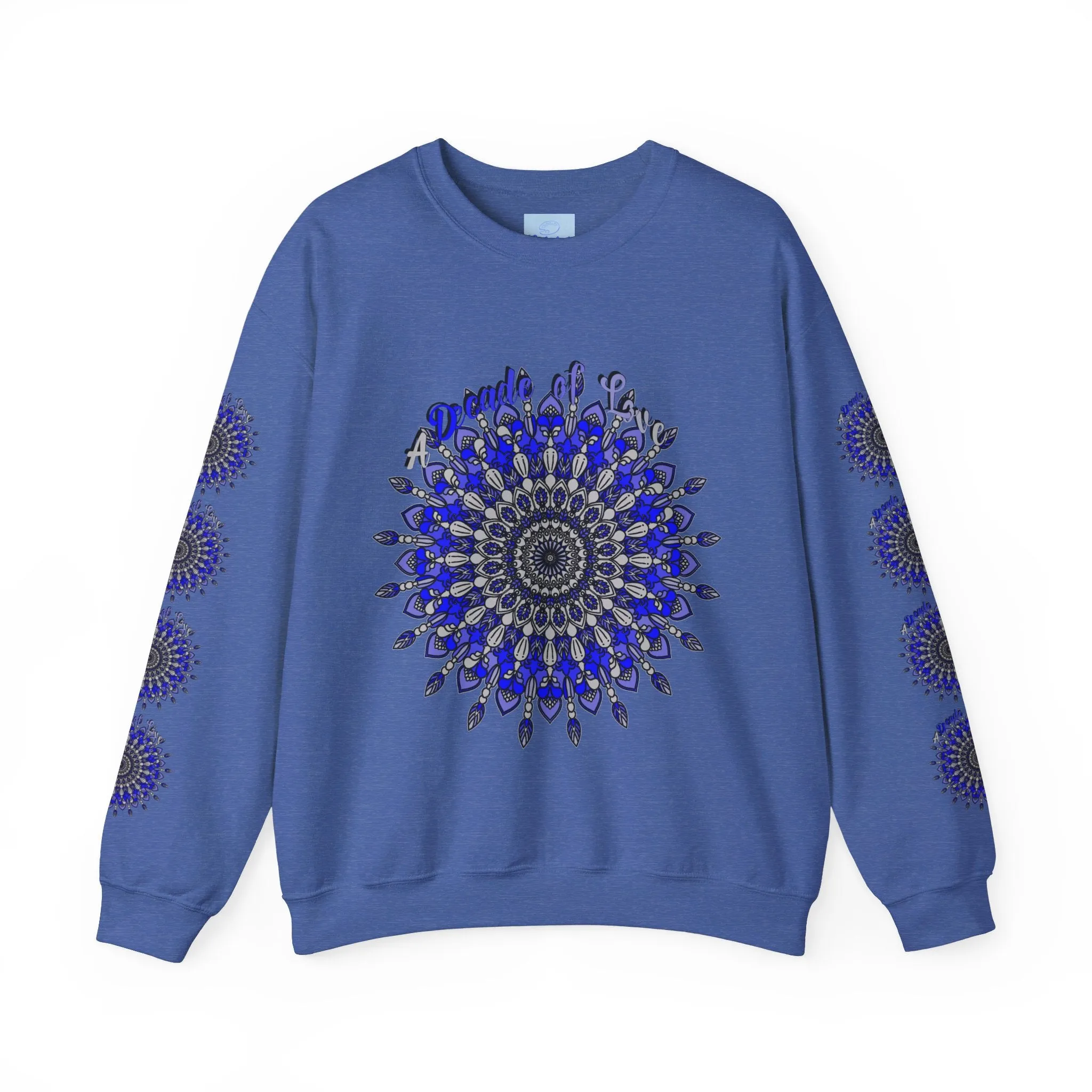 10th Anniversary Mandala Design Unisex Sweatshirt