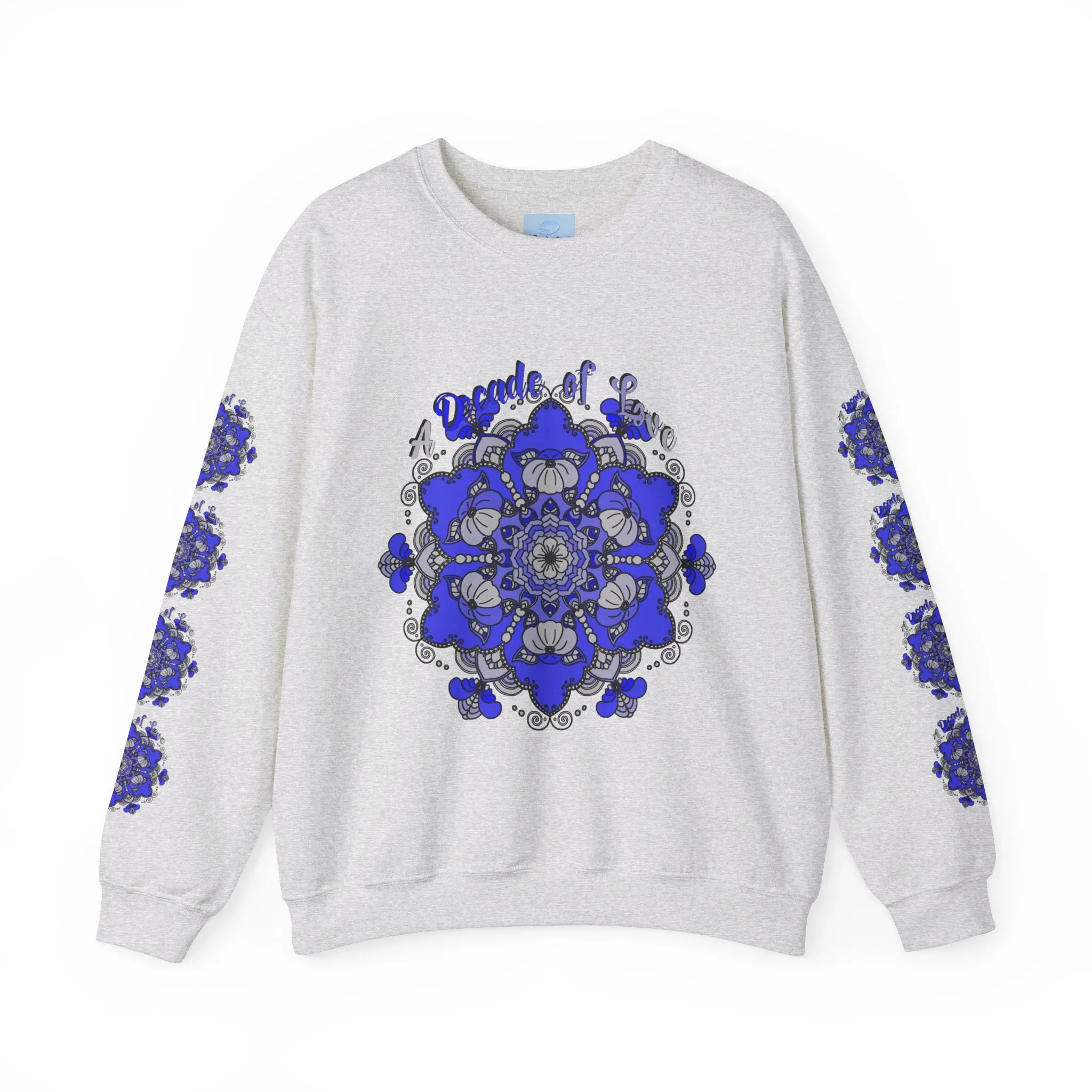 10th Anniversary Mandala Design Unisex Sweatshirt