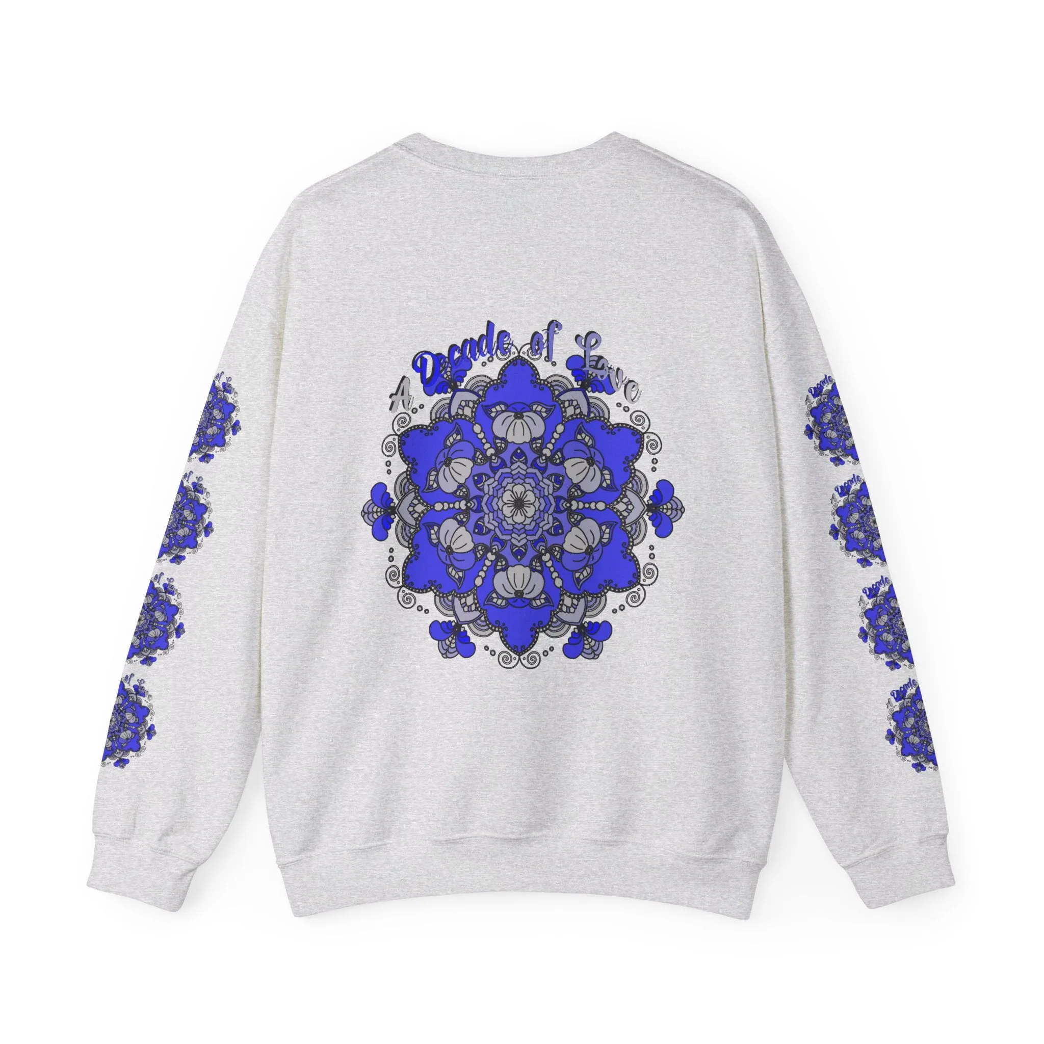 10th Anniversary Mandala Design Unisex Sweatshirt