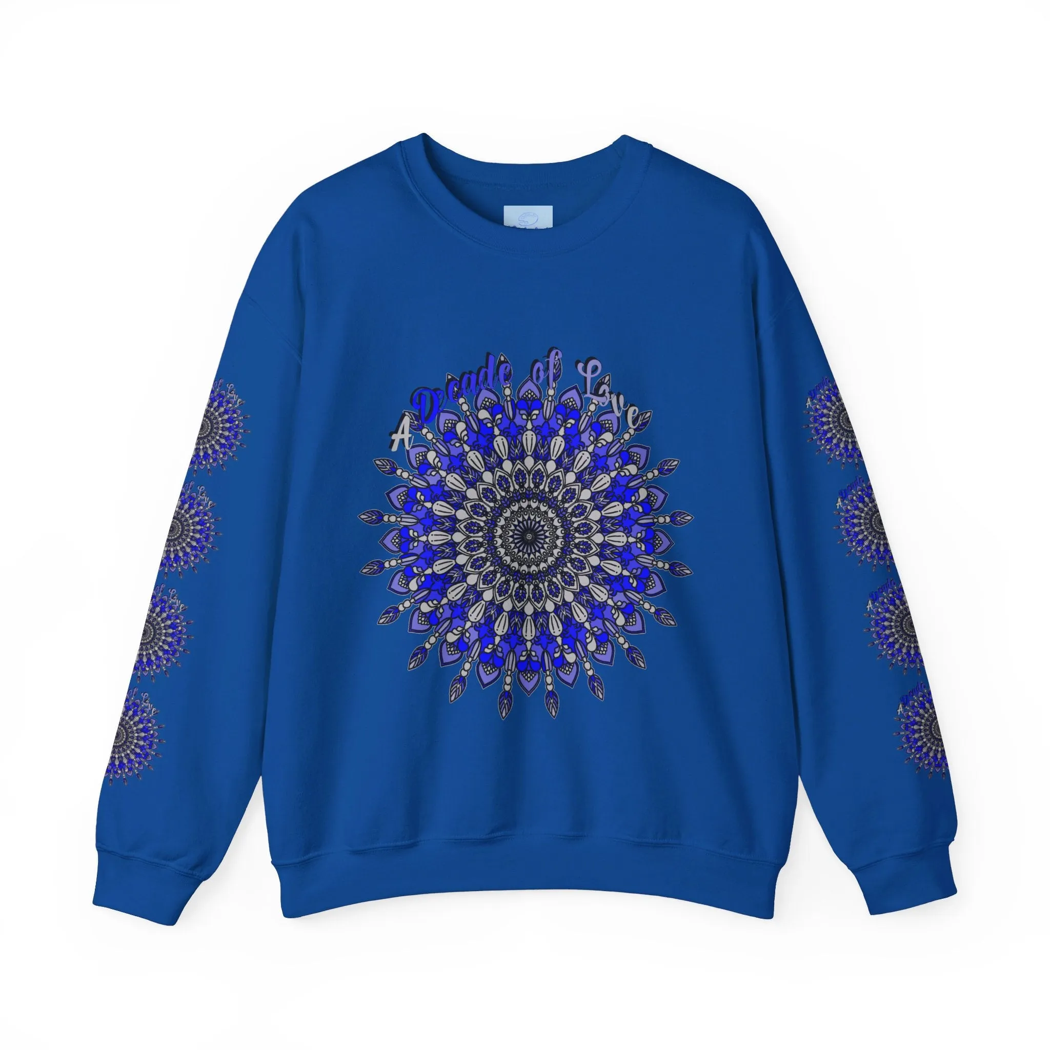 10th Anniversary Mandala Design Unisex Sweatshirt