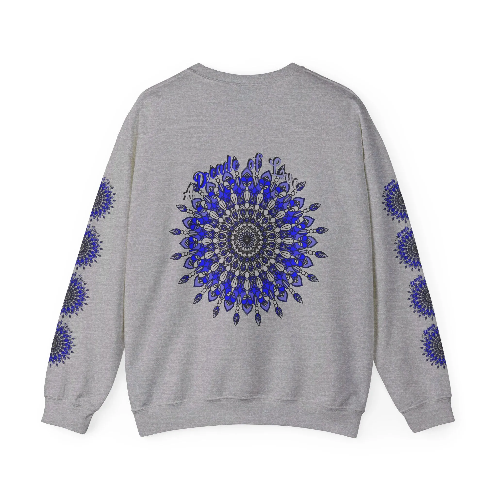 10th Anniversary Mandala Design Unisex Sweatshirt