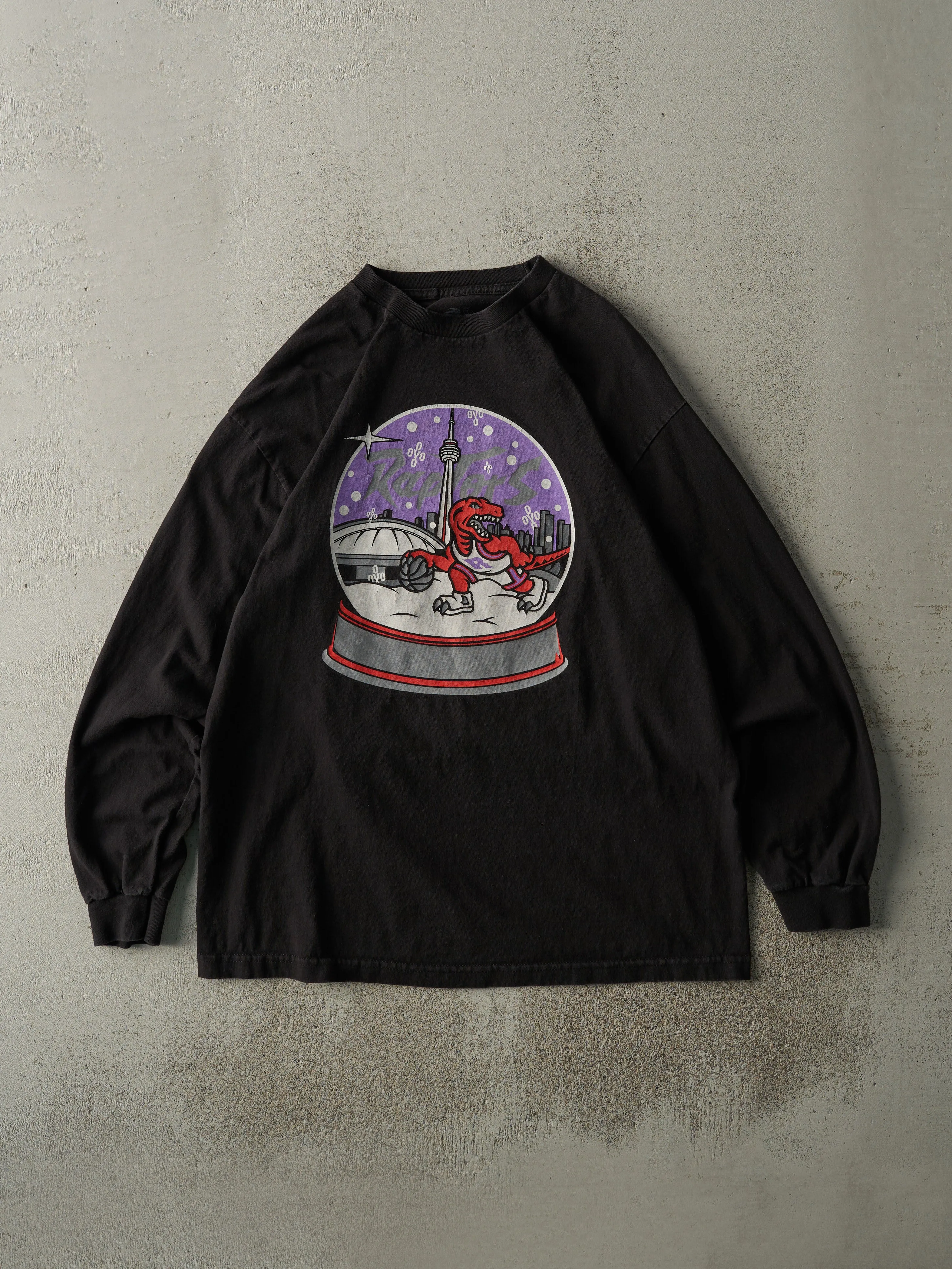 19' Black Toronto Raptors OVO Christmas Day Long Sleeve (M)