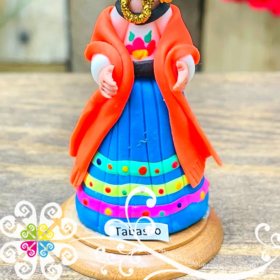 27- Tabasco Little Doll Figurine - Fondant Doll