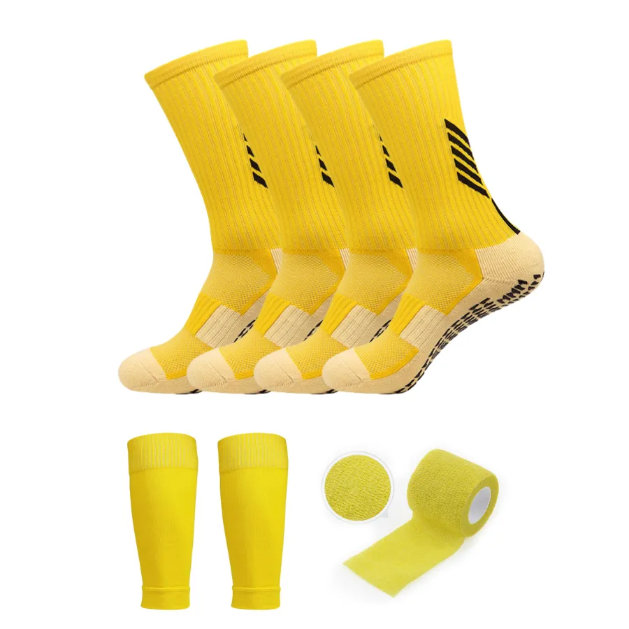 3 Pack Men's Football Grip Socks