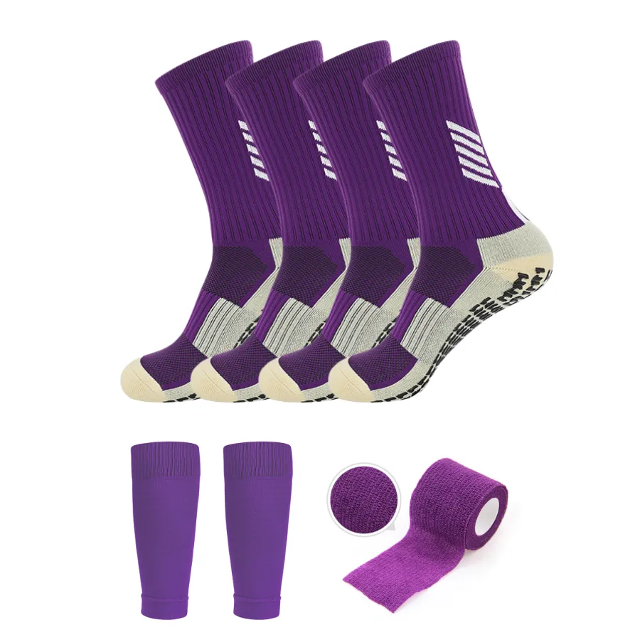 3 Pack Men's Football Grip Socks