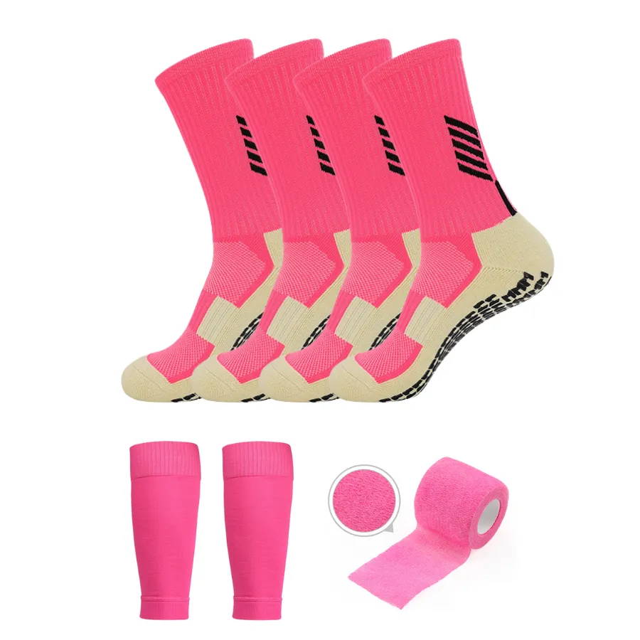 3 Pack Men's Football Grip Socks