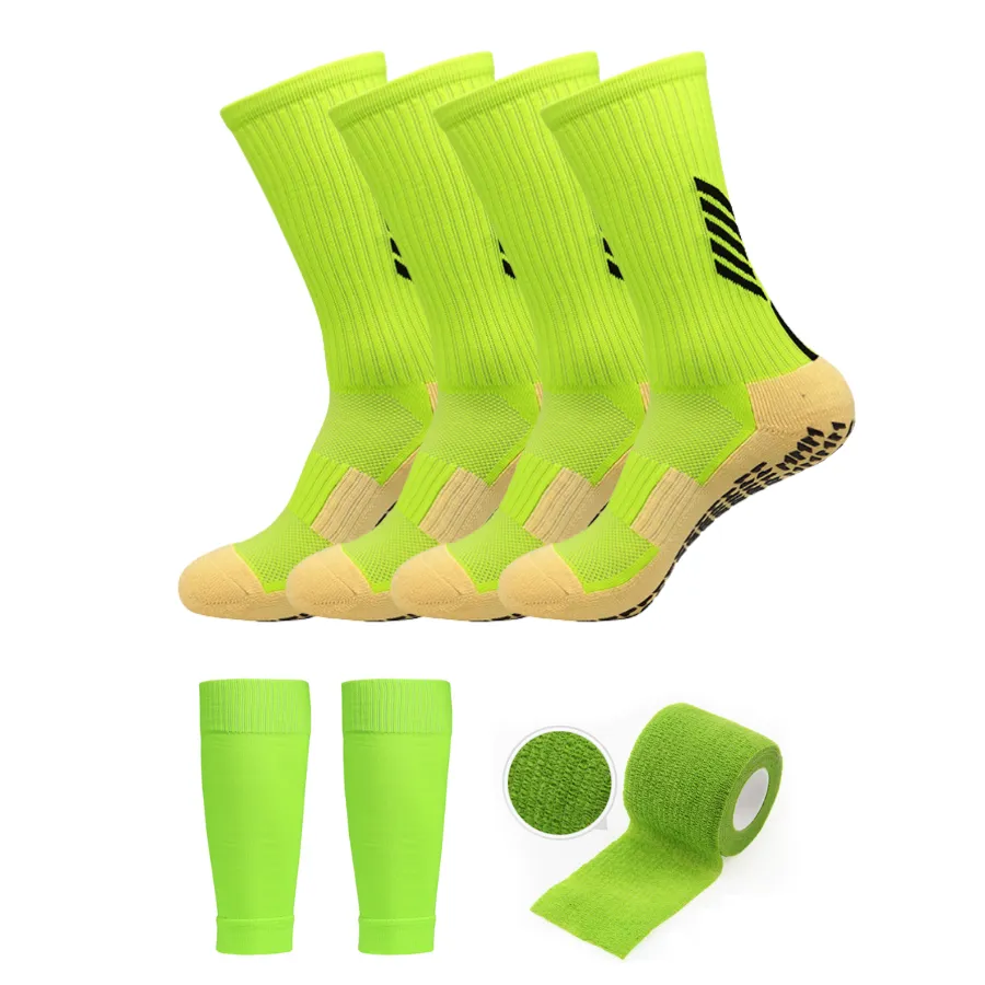 3 Pack Men's Football Grip Socks