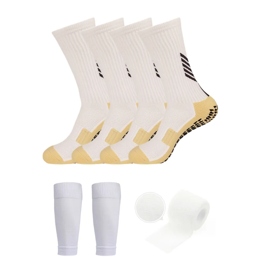 3 Pack Men's Football Grip Socks