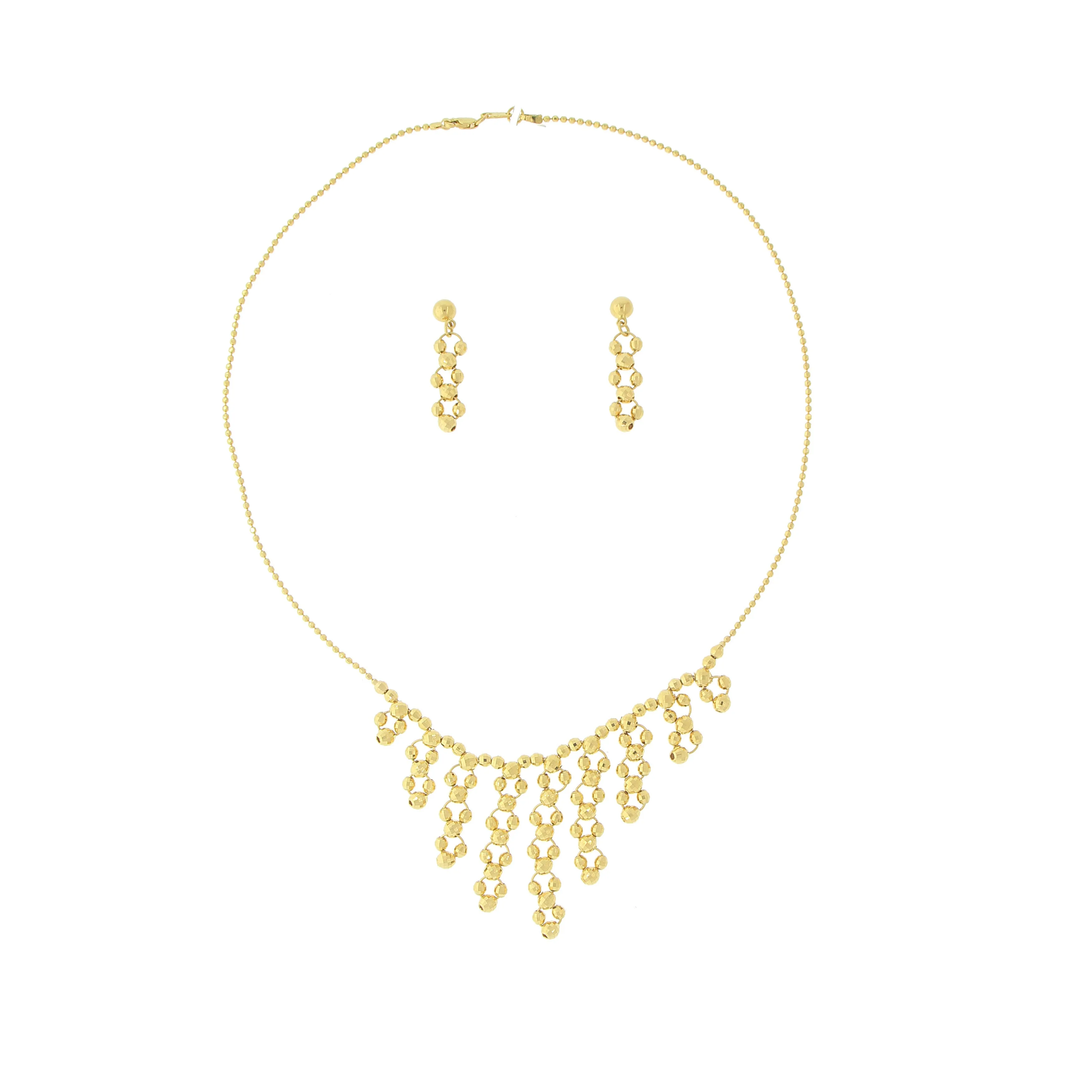 3 PIECE GOLD NECKLACE SET