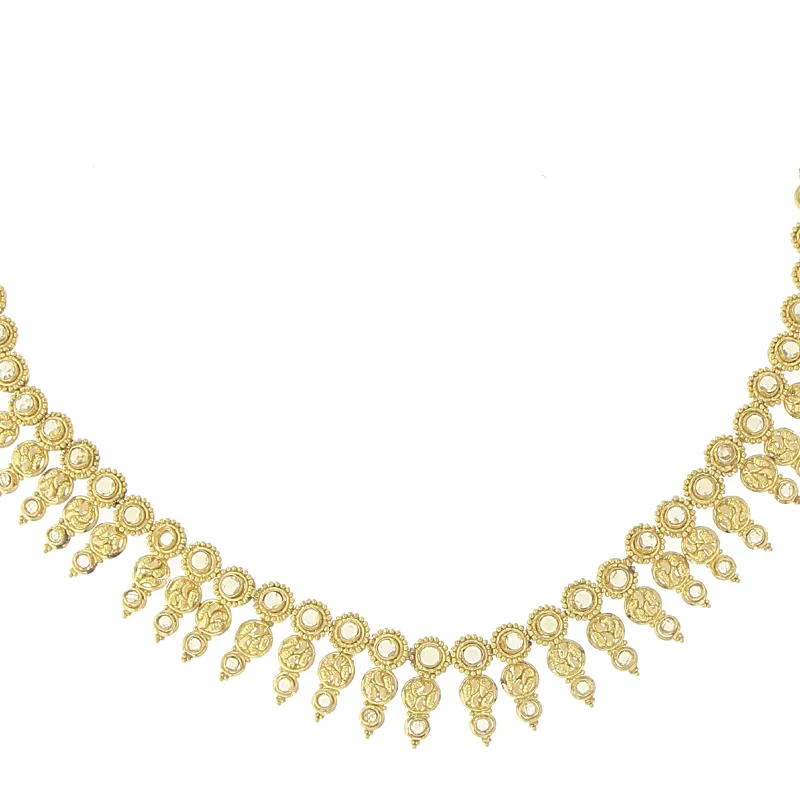 3-PIECE PLAIN GOLD NECKLACE SET