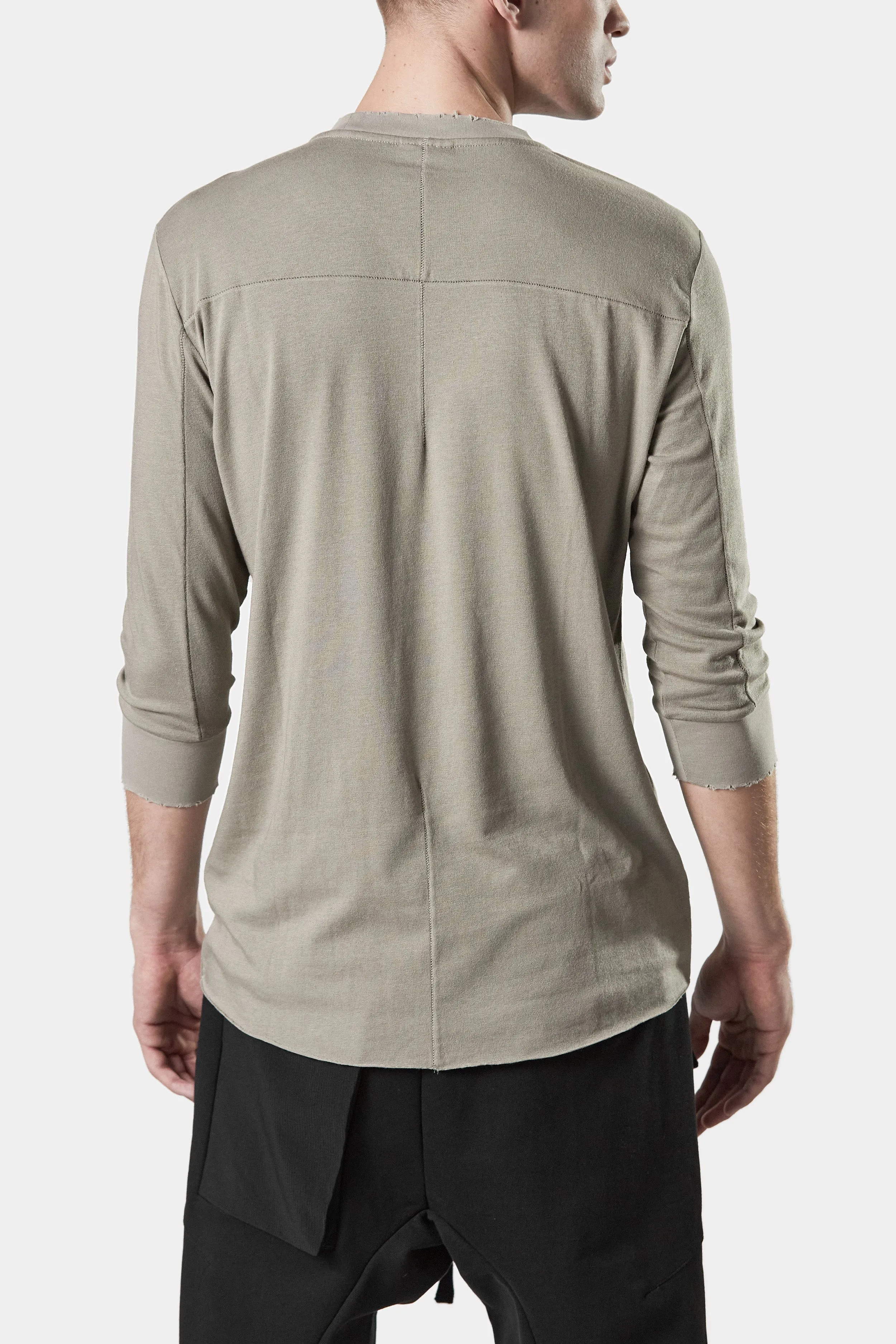 3/4 sleeve t-shirt, Beige