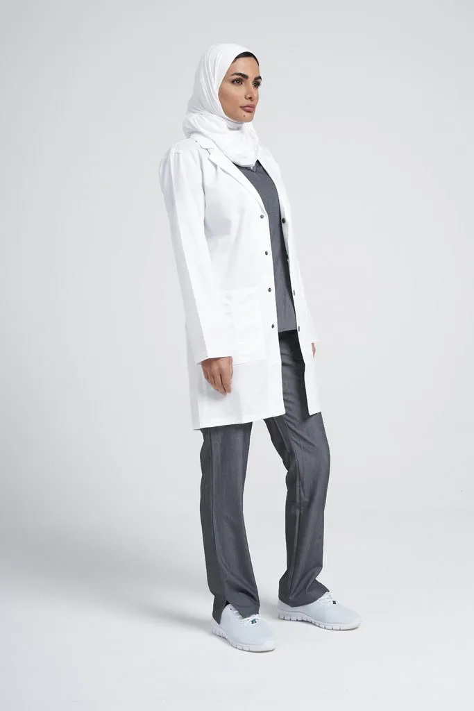 36" Unisex Snap Front Labcoat - 3308