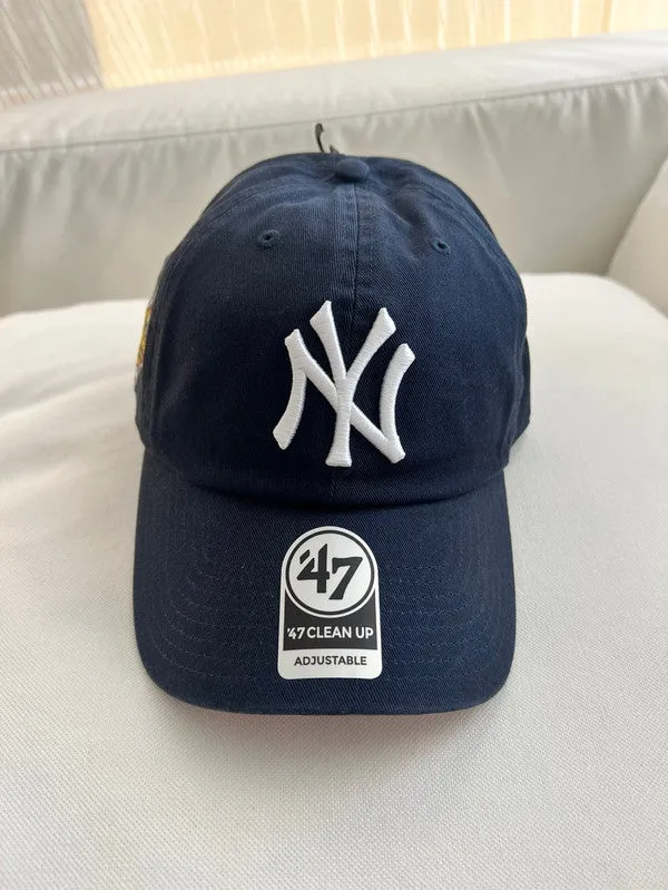 47 Brand New York Yankees Bcptn World S Navy Double Under 47 Clean Up 47 Clean Up All BCWS-DBLUN17GWS-NYA96