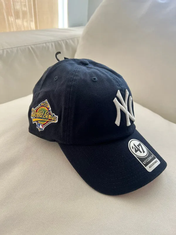 47 Brand New York Yankees Bcptn World S Navy Double Under 47 Clean Up 47 Clean Up All BCWS-DBLUN17GWS-NYA96