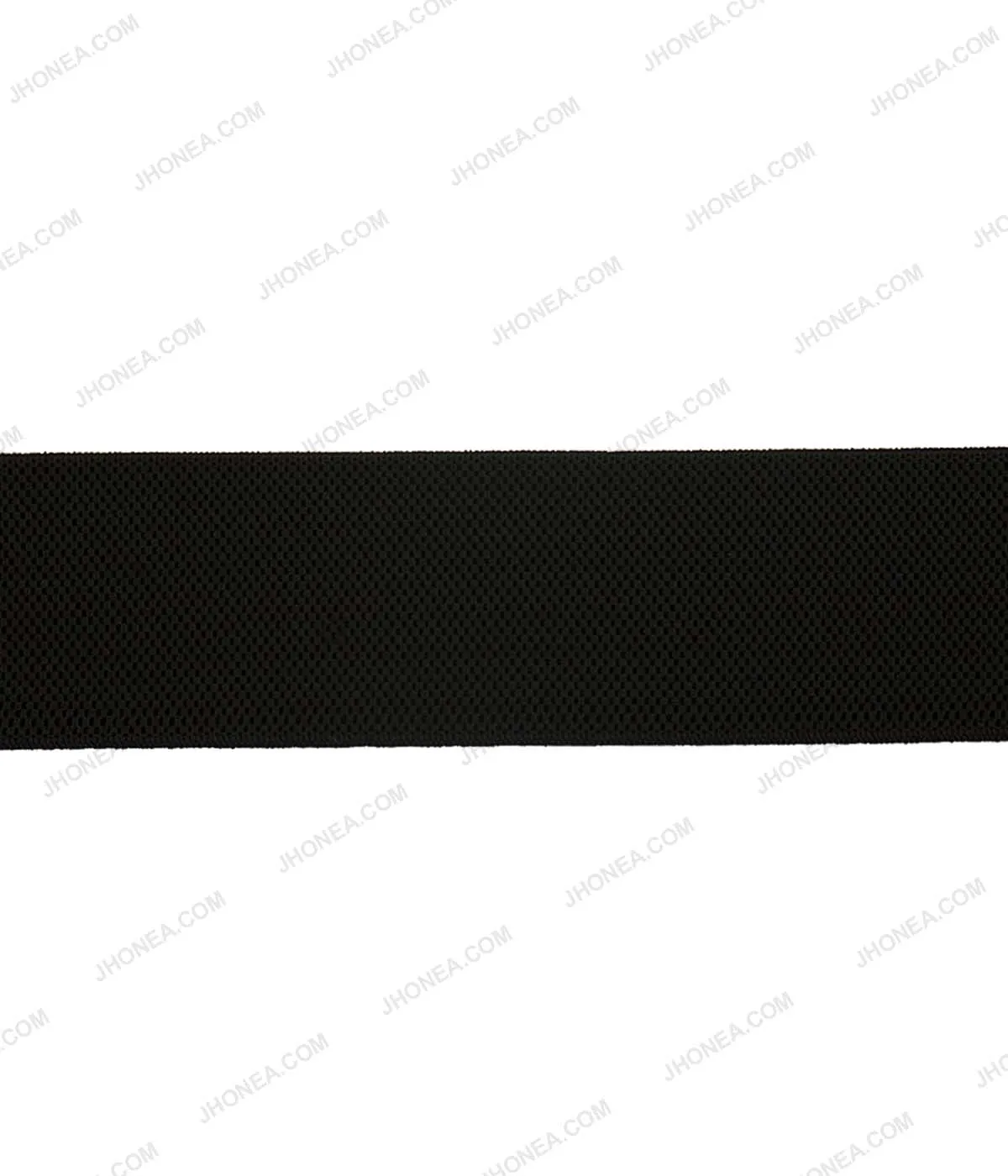 4cm Textured Plain Black Soft Stretch Waistband Elastic