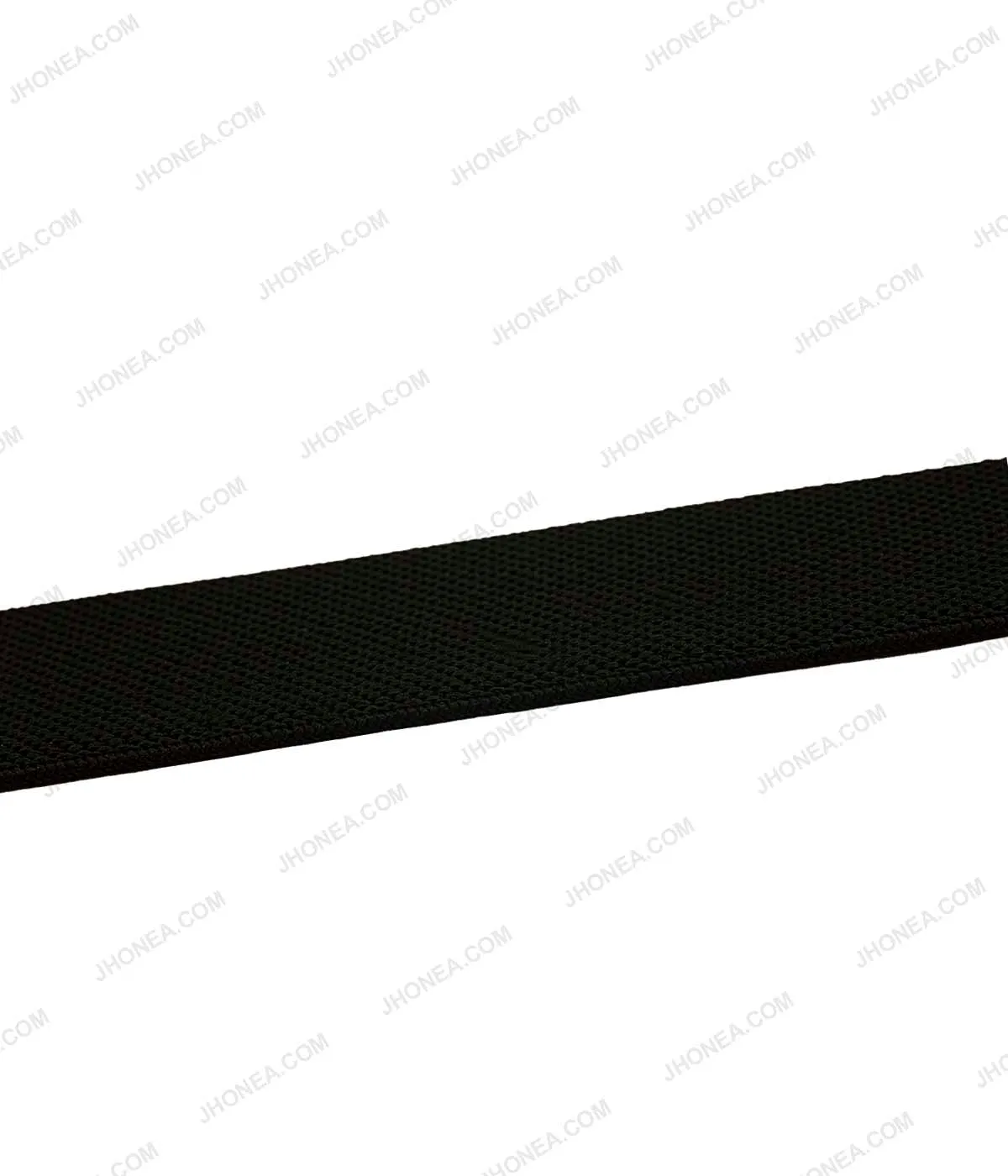 4cm Textured Plain Black Soft Stretch Waistband Elastic