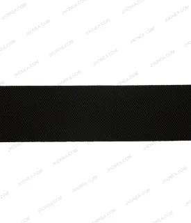 4cm Textured Plain Black Soft Stretch Waistband Elastic