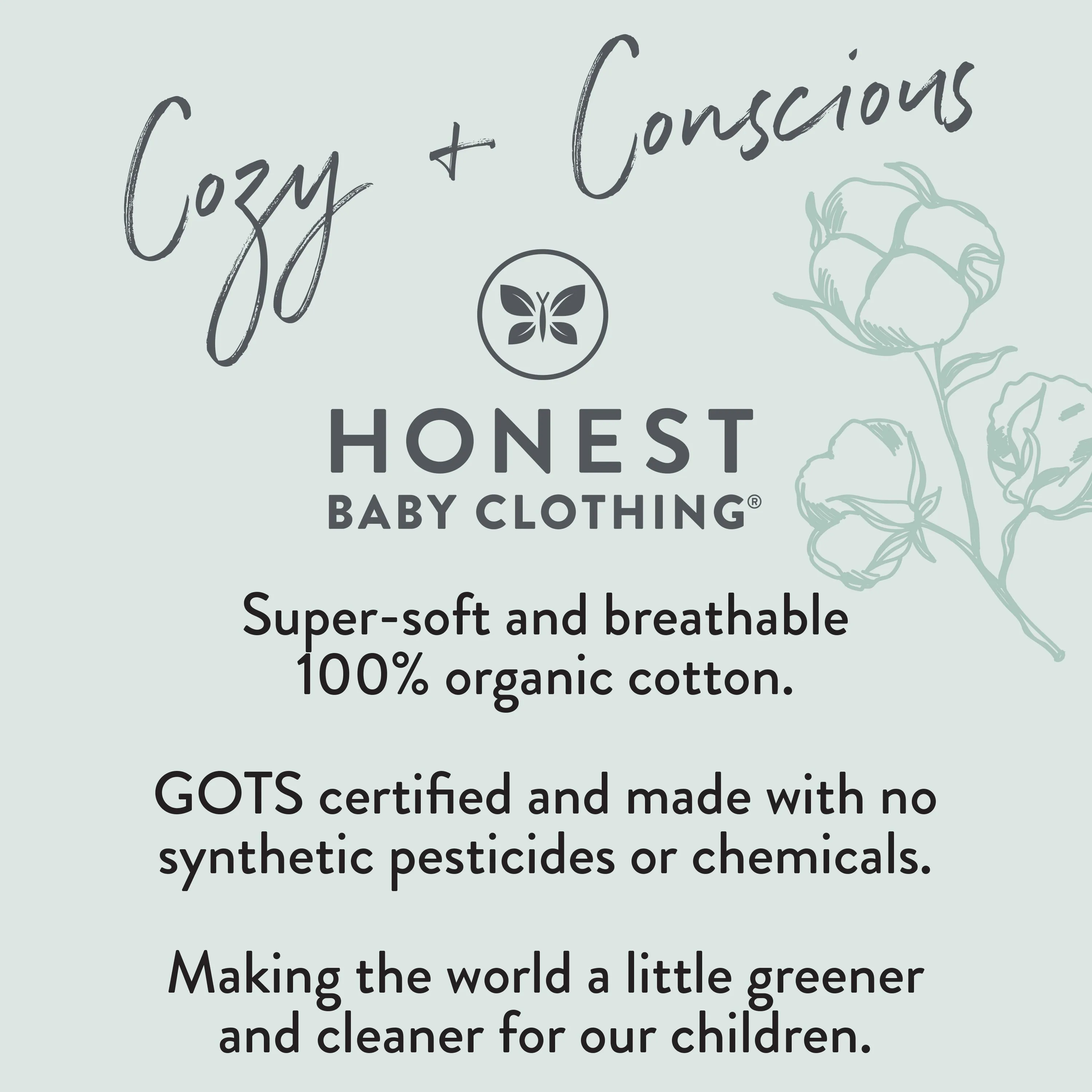 5-Pack Organic Cotton Long Sleeve Bodysuits