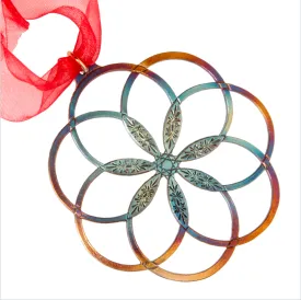 7 Rings of Peace Ornament with Ribbon (Wholesale)