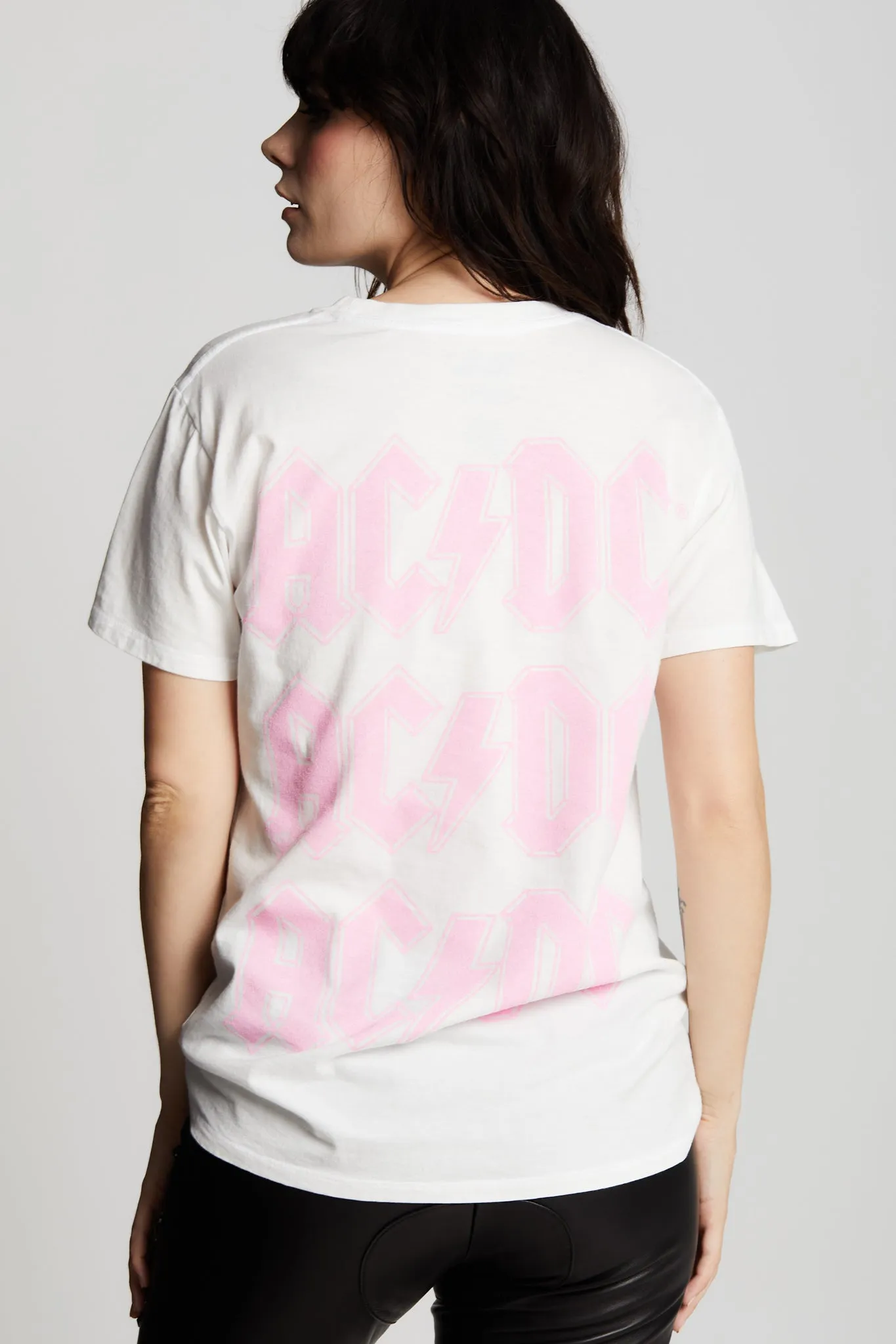 AC/DC Pink Bolt Tee