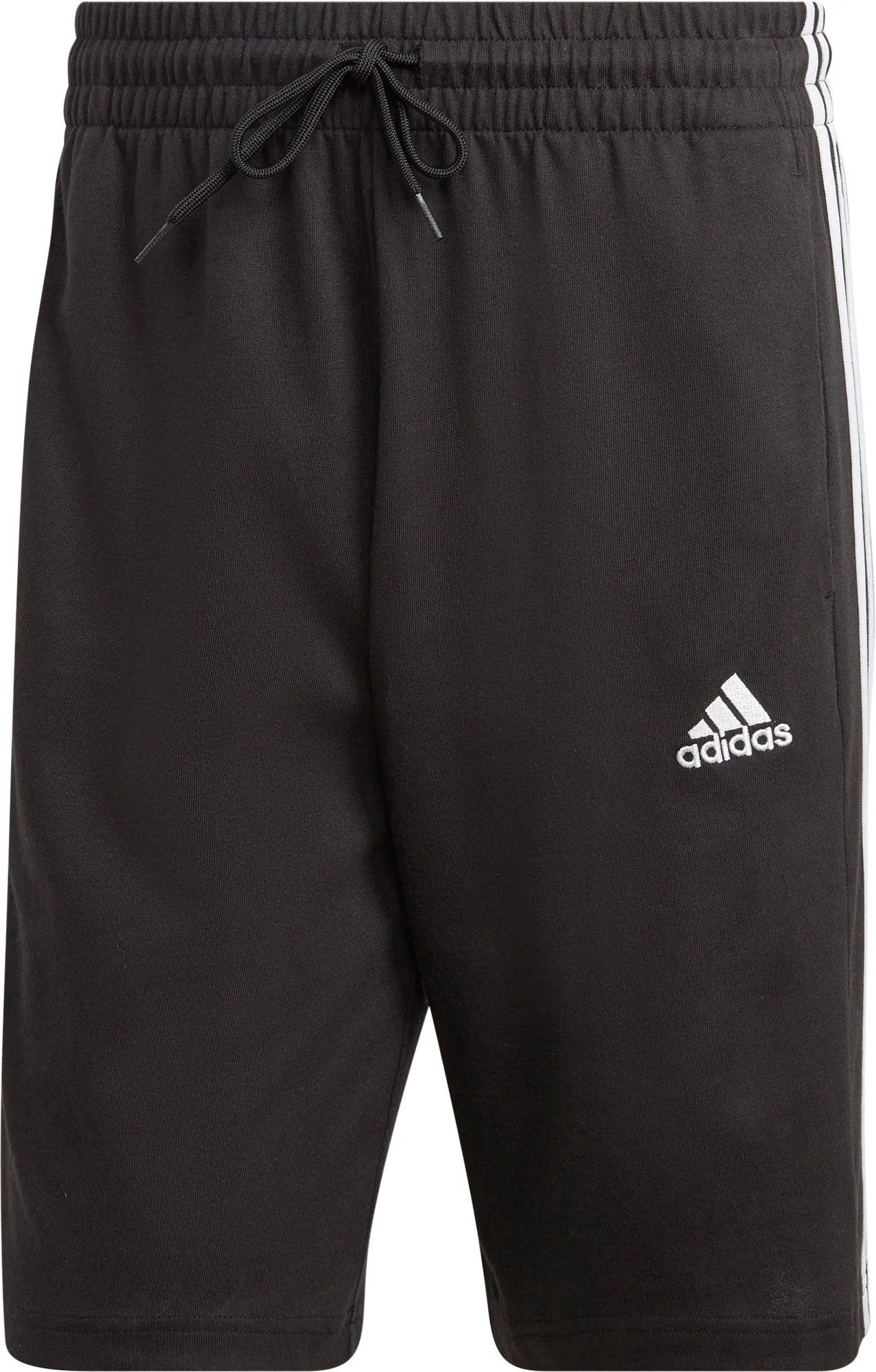 adidas Essentials 3 Stripes 10 Inch Mens Shorts - Black