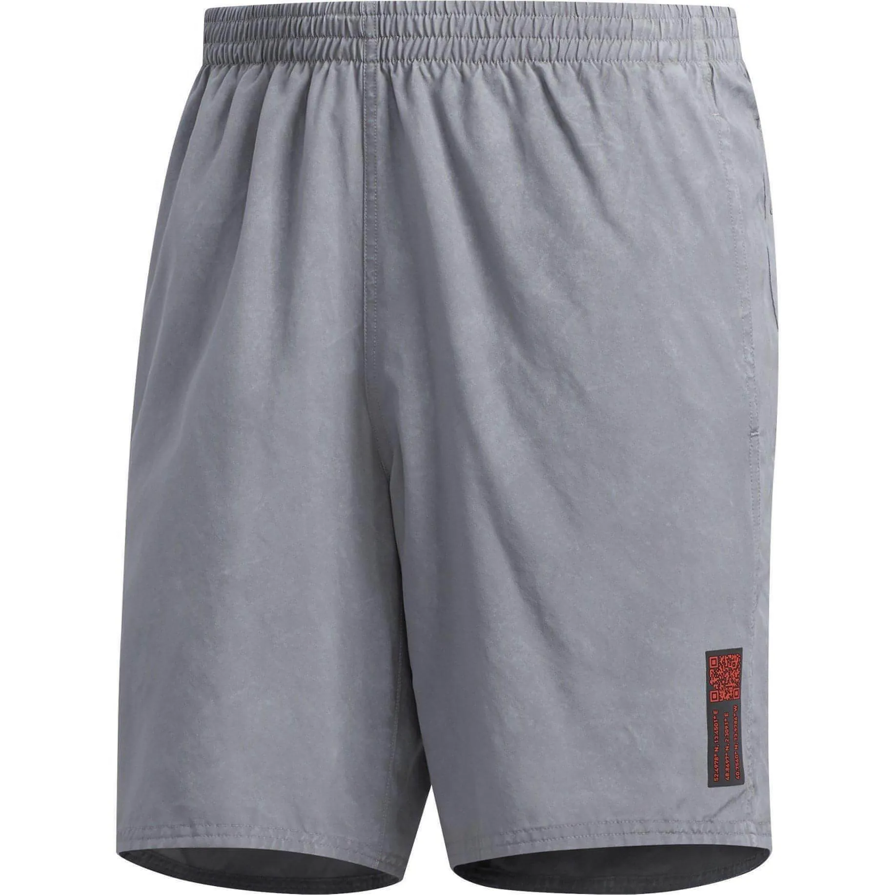 adidas Saturday HD 7 Inch Mens Running Shorts - Grey