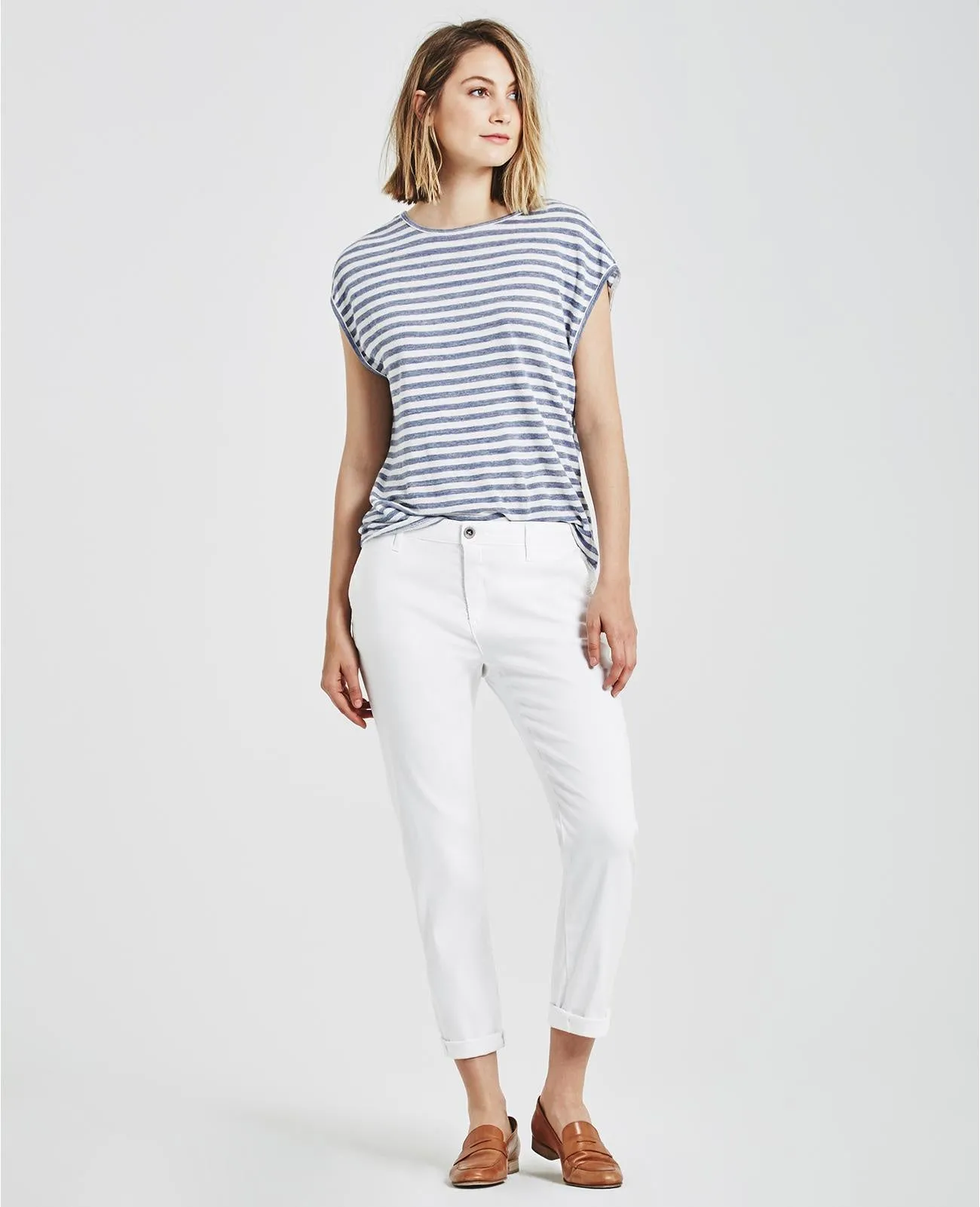 AG Denim Caden Pant in White