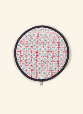 Aga Cover / Placemat - Red Sardines