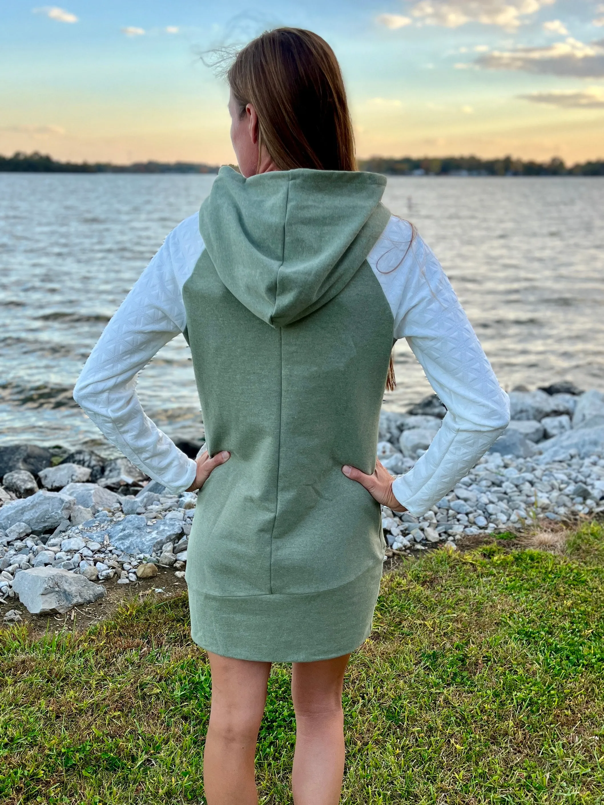 Alta Sweatshirt Dress PDF Pattern Sizes B - M