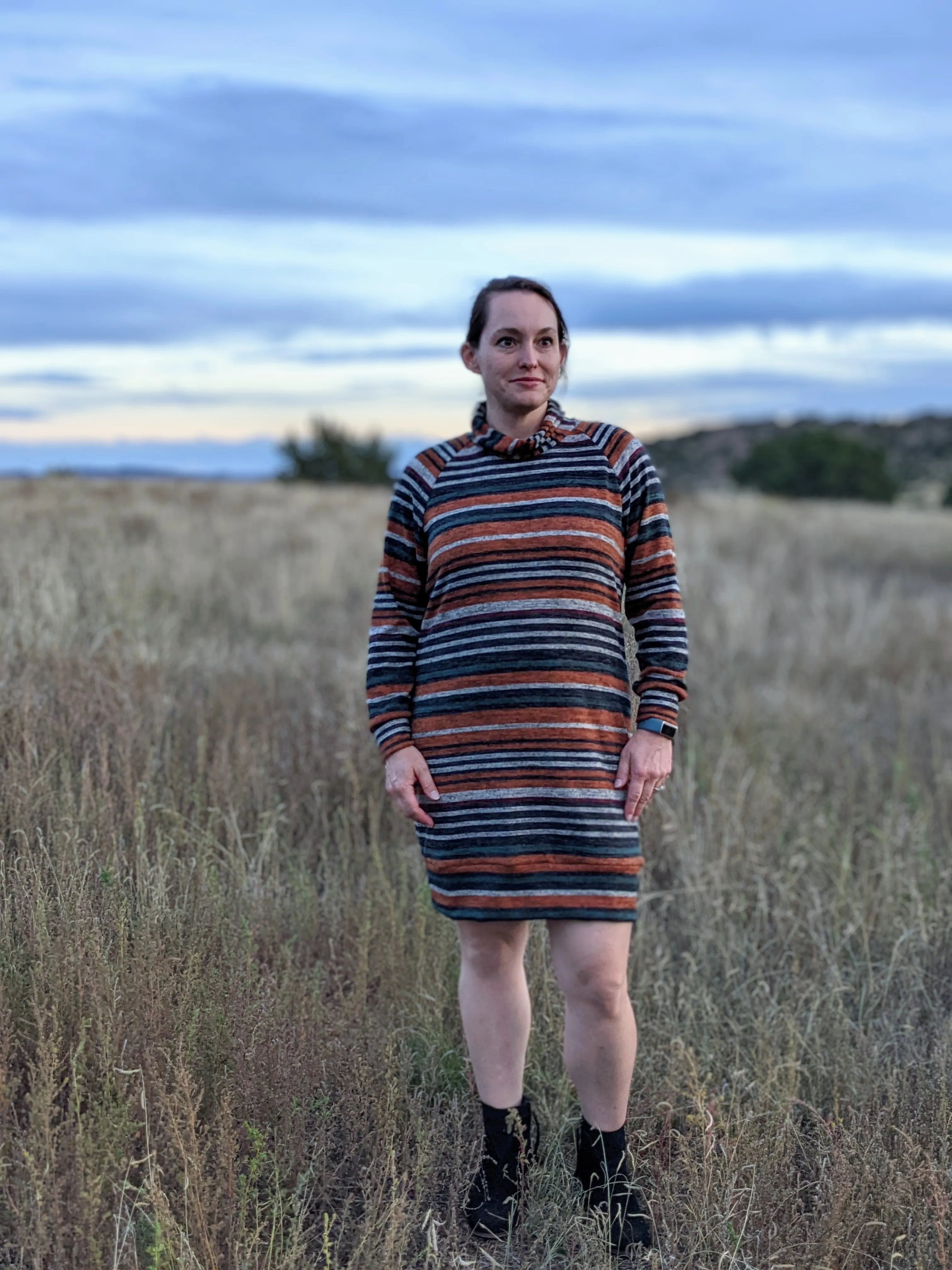 Alta Sweatshirt Dress PDF Pattern Sizes B - M