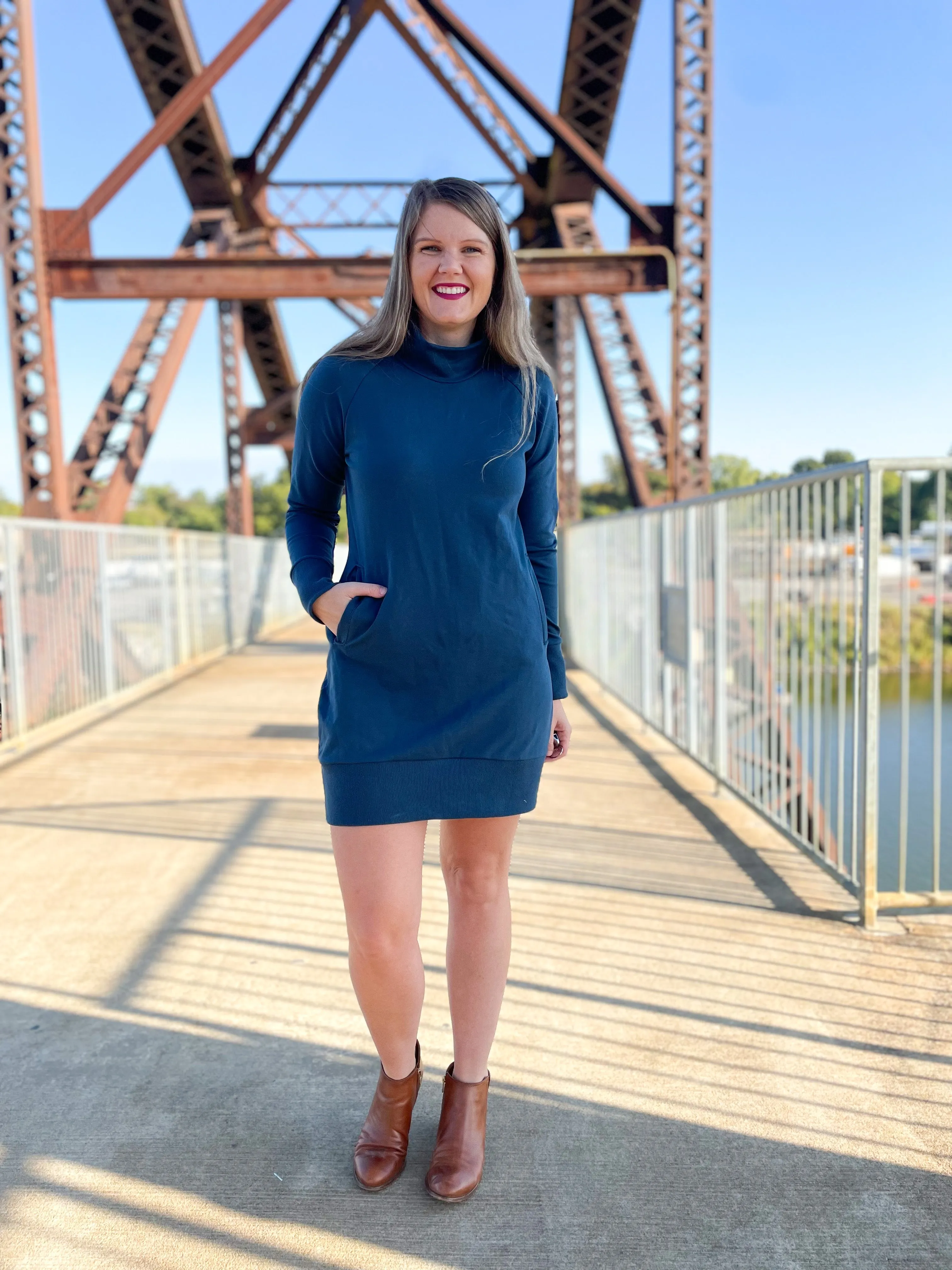 Alta Sweatshirt Dress PDF Pattern Sizes B - M