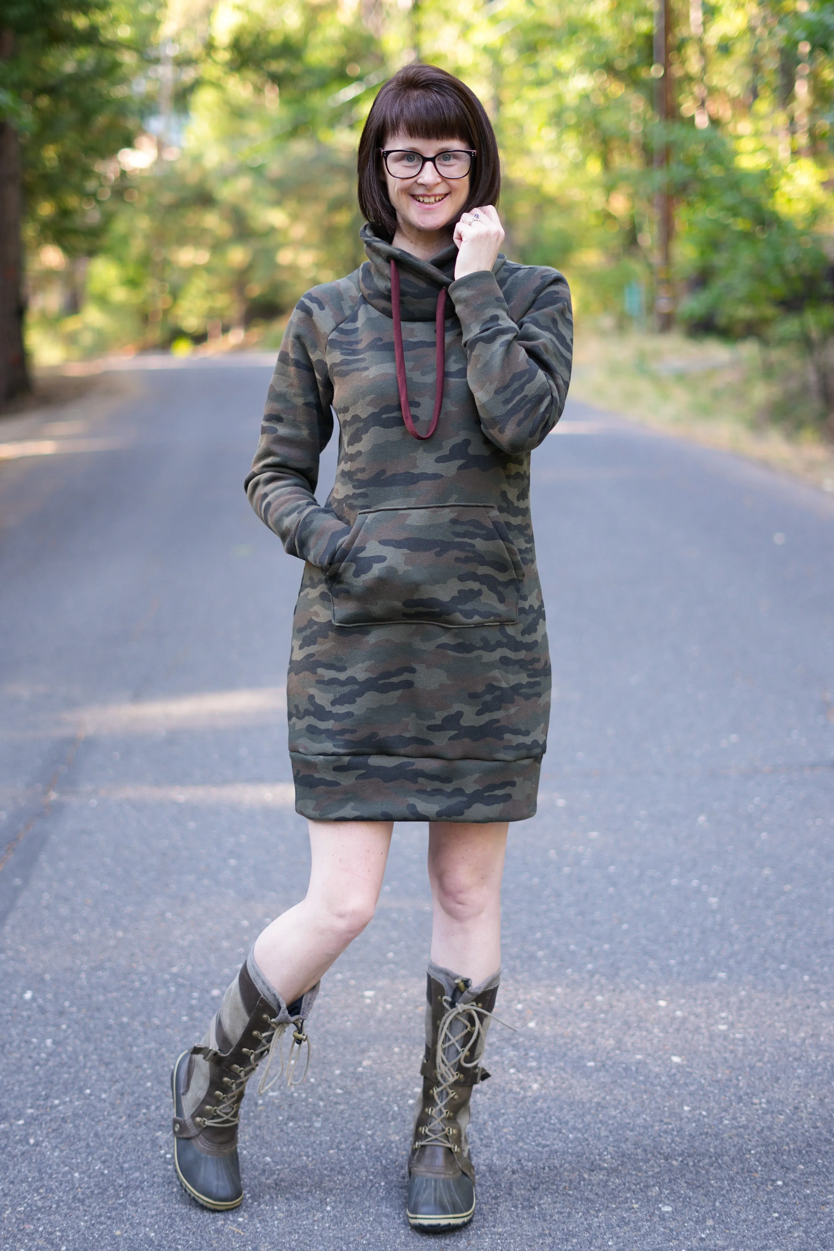 Alta Sweatshirt Dress PDF Pattern Sizes B - M