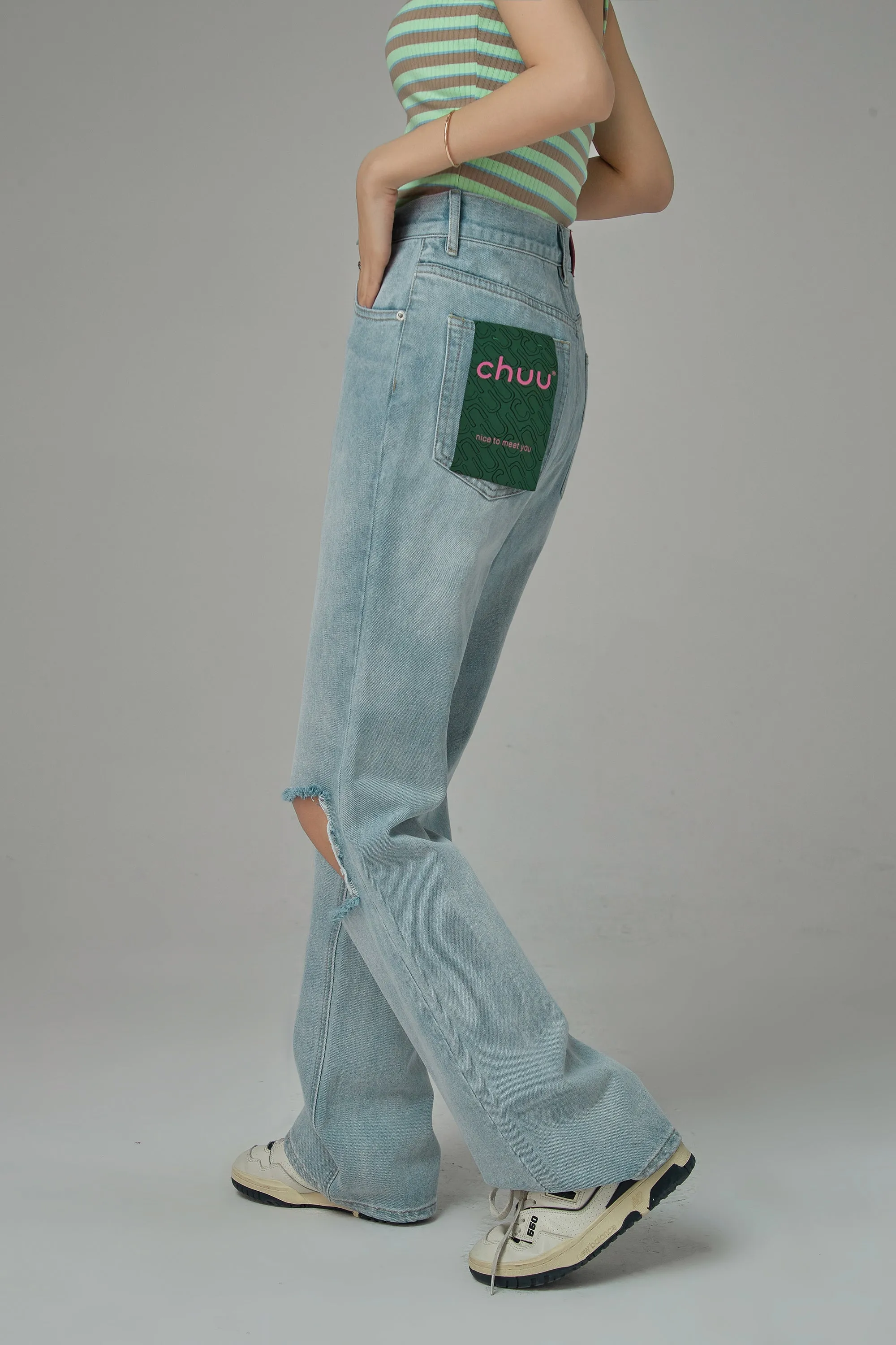 Always Something More Important Denim Jeans