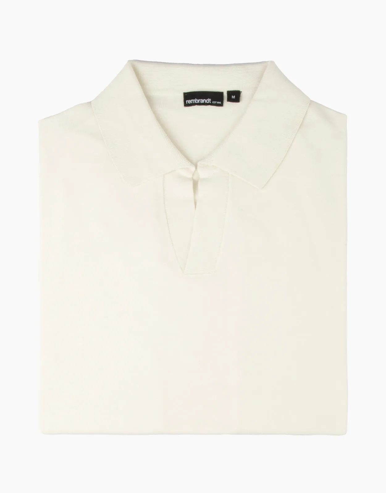 Amalfi Off White Knitted Polo