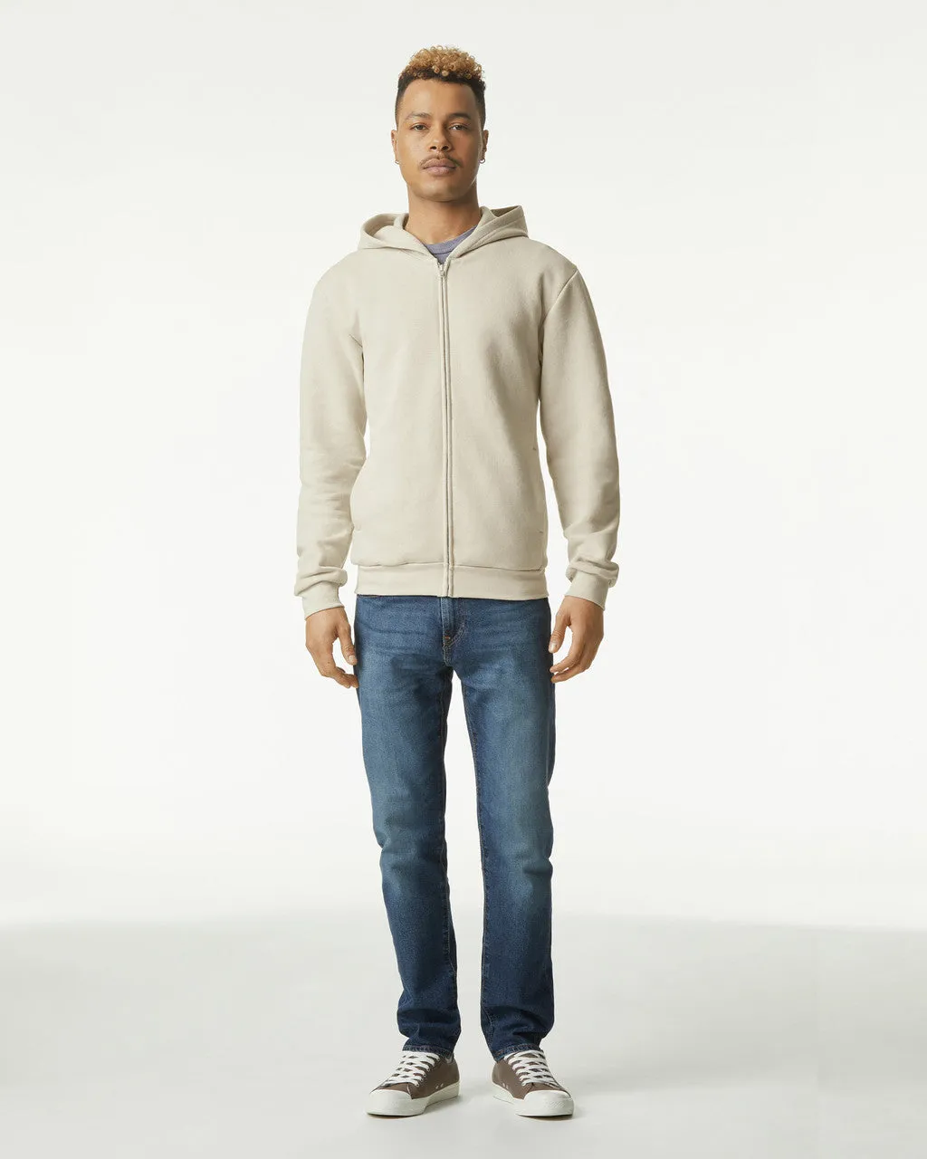 American Apparel Adult Reflex Zip Hooded Sweatshirt (RF497)