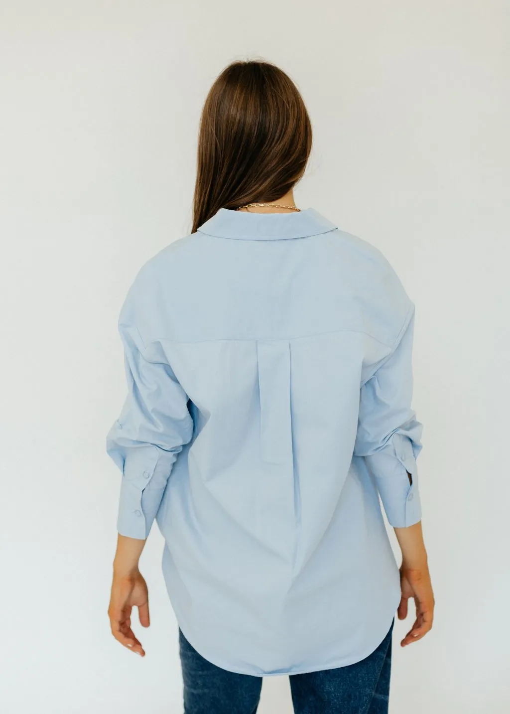 Anine Bing Mika Shirt in Blue