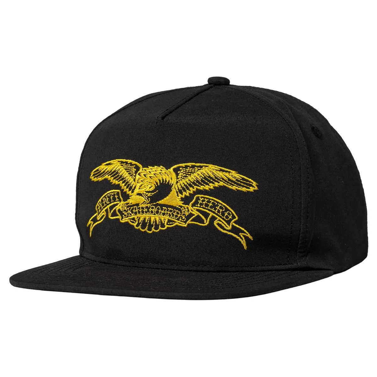 Anti Hero - Basic Eagle Snapback Black/Mustard