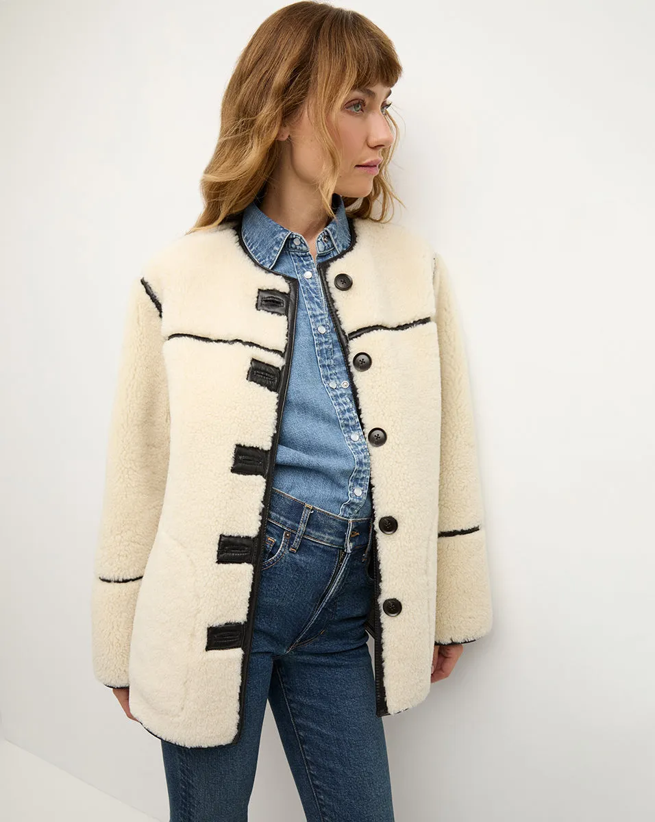 Anya Reversible Shearling Coat