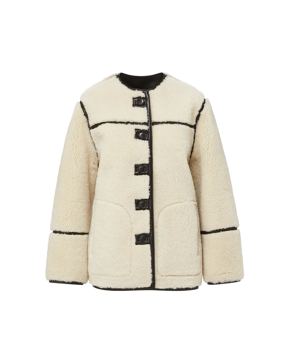 Anya Reversible Shearling Coat