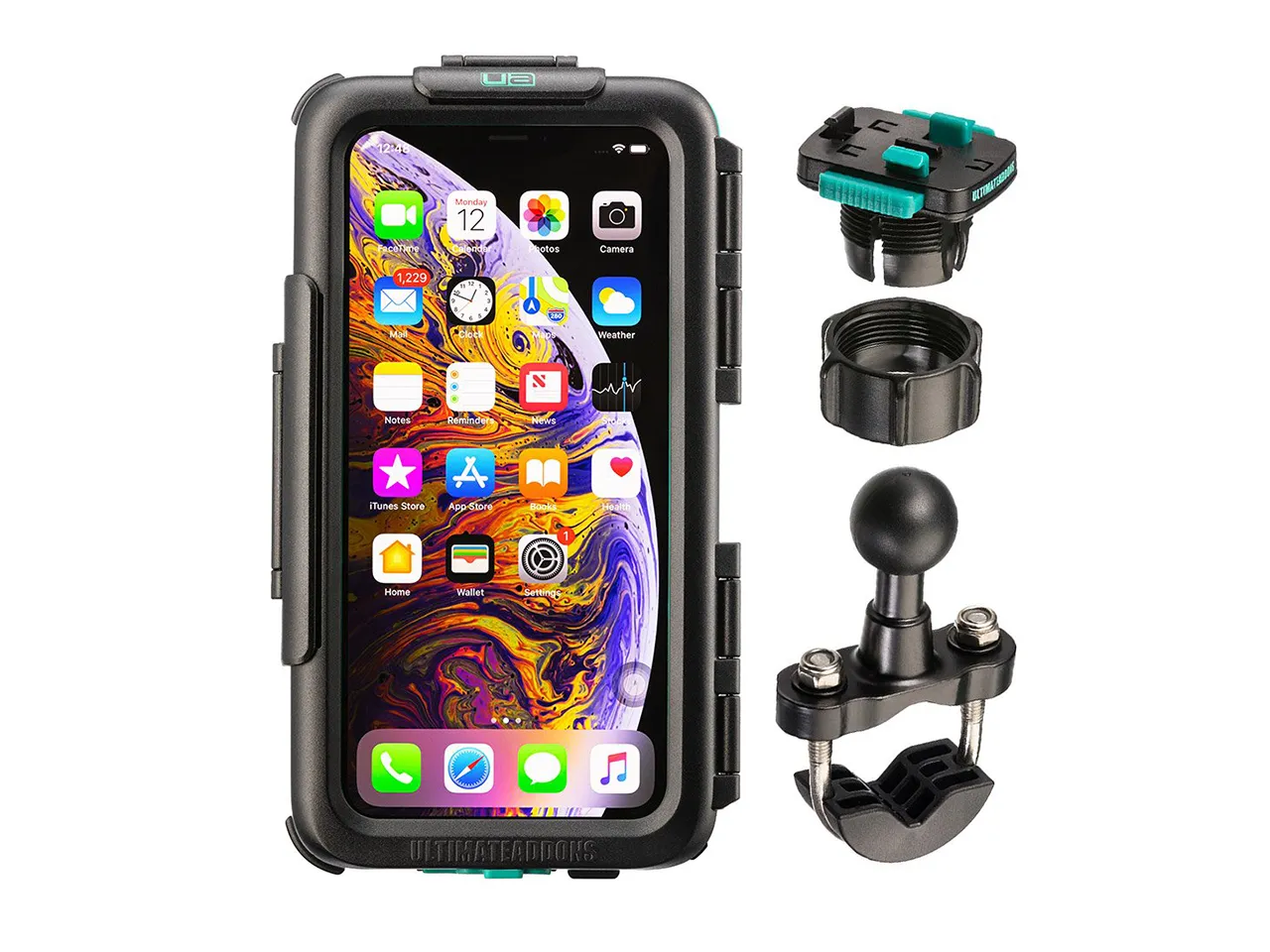 Apple iPhone 12 Pro Max Bike Mount Tough Phone Case for Cycling and Mountain Biking