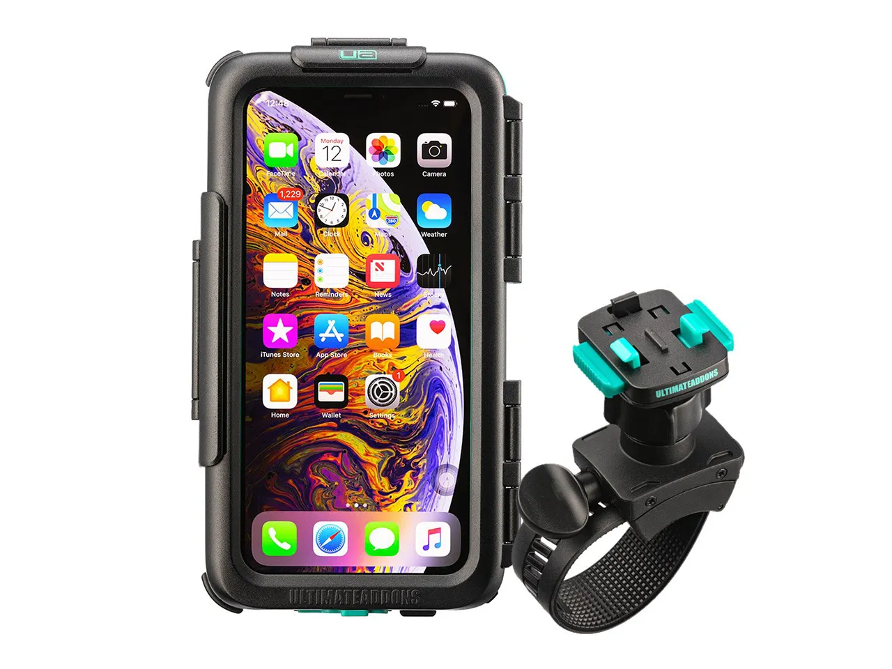 Apple iPhone 12 Pro Max Bike Mount Tough Phone Case for Cycling and Mountain Biking